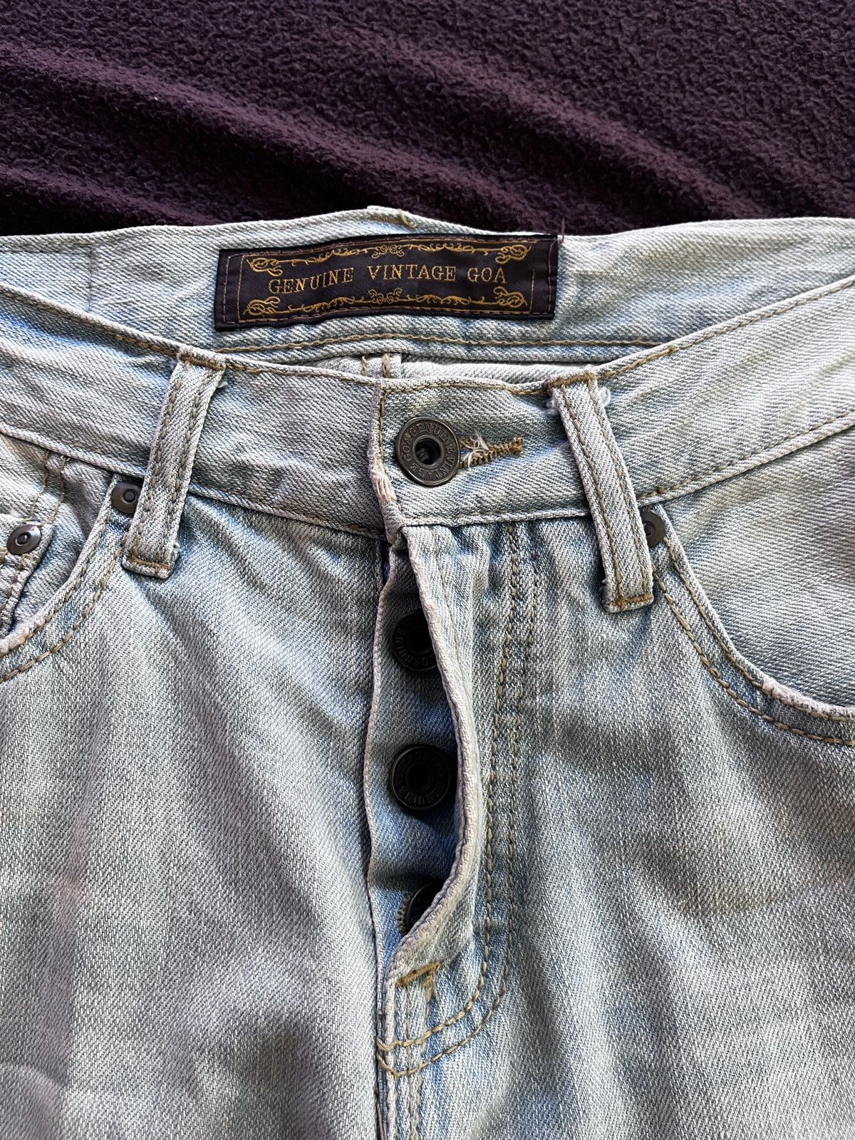 GOA Vintage G.O.A denim Mini flare Size US 30 / EU 46 - 4 Thumbnail