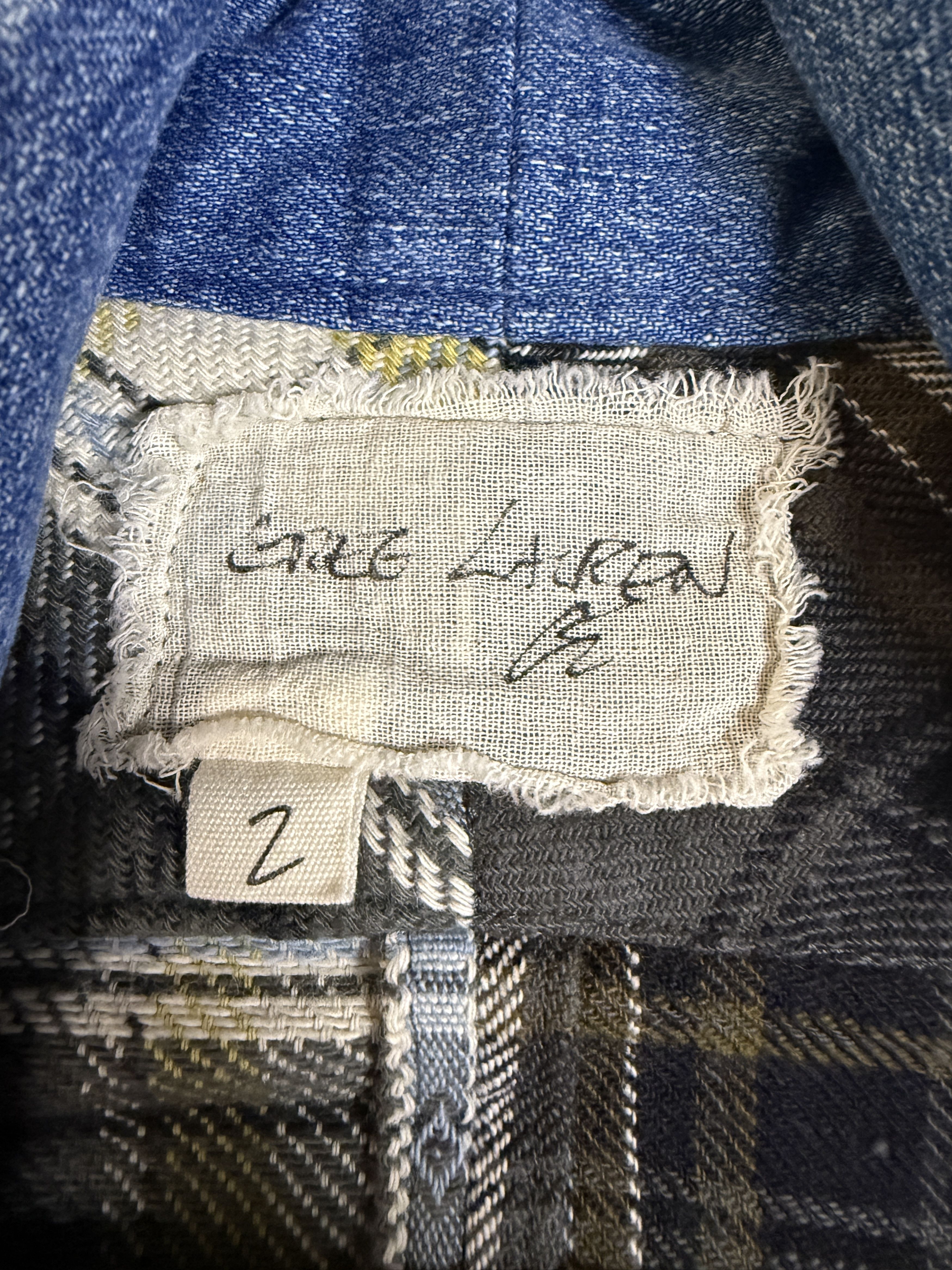 Greg Lauren $1150 Greg Lauren Mixed Plaid GL1 w/ Pockets Size US M / EU 48-50 / 2 - 5 Thumbnail