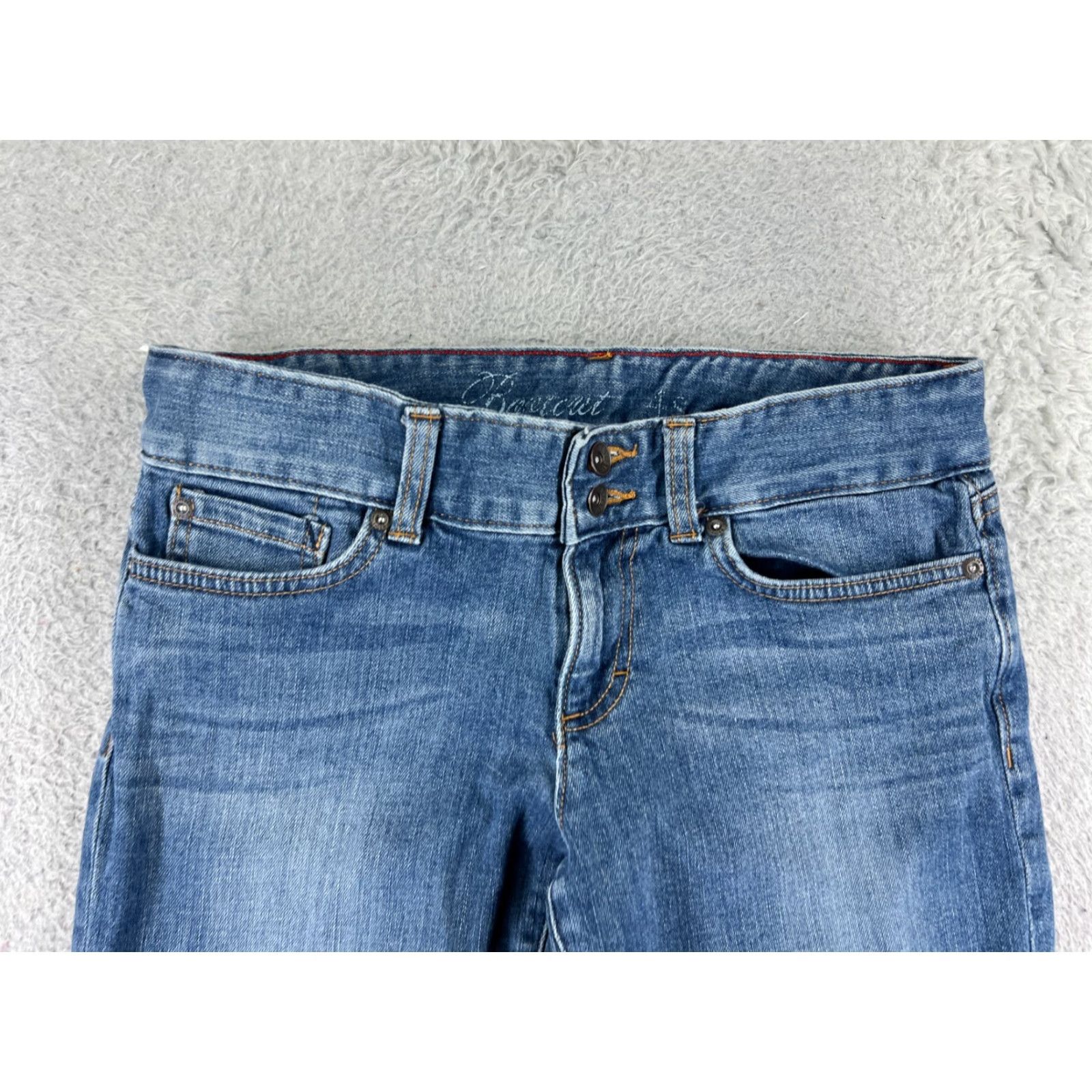 Tommy Hilfiger Tommy Hilfiger Jeans Womens 27 Blue Denim Flared Low Rise Cotton Blend Pant Size 27" / US 4 / IT 40 - 7 Thumbnail