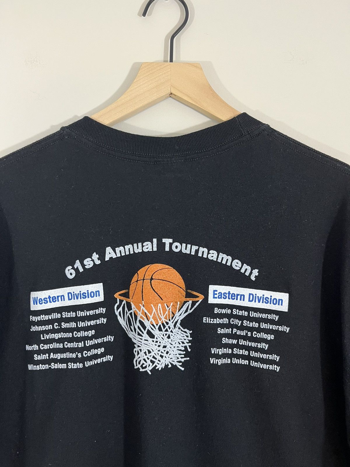Vintage Vintage Faded Black Y2K Basketball Tournament 2000s Tee Size US XL / EU 56 / 4 - 8 Thumbnail