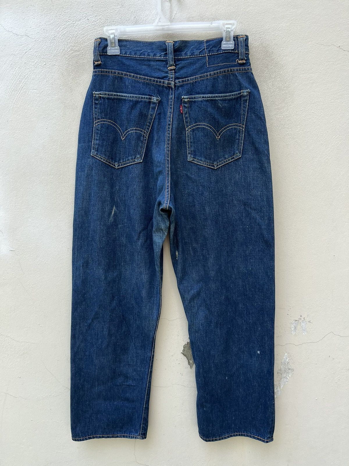 Levi's RARE! Vintage 50s Levi’s Hidden Rivets Denim Selvedge Jeans Size 28" / US 6 / IT 42 - 8 Thumbnail