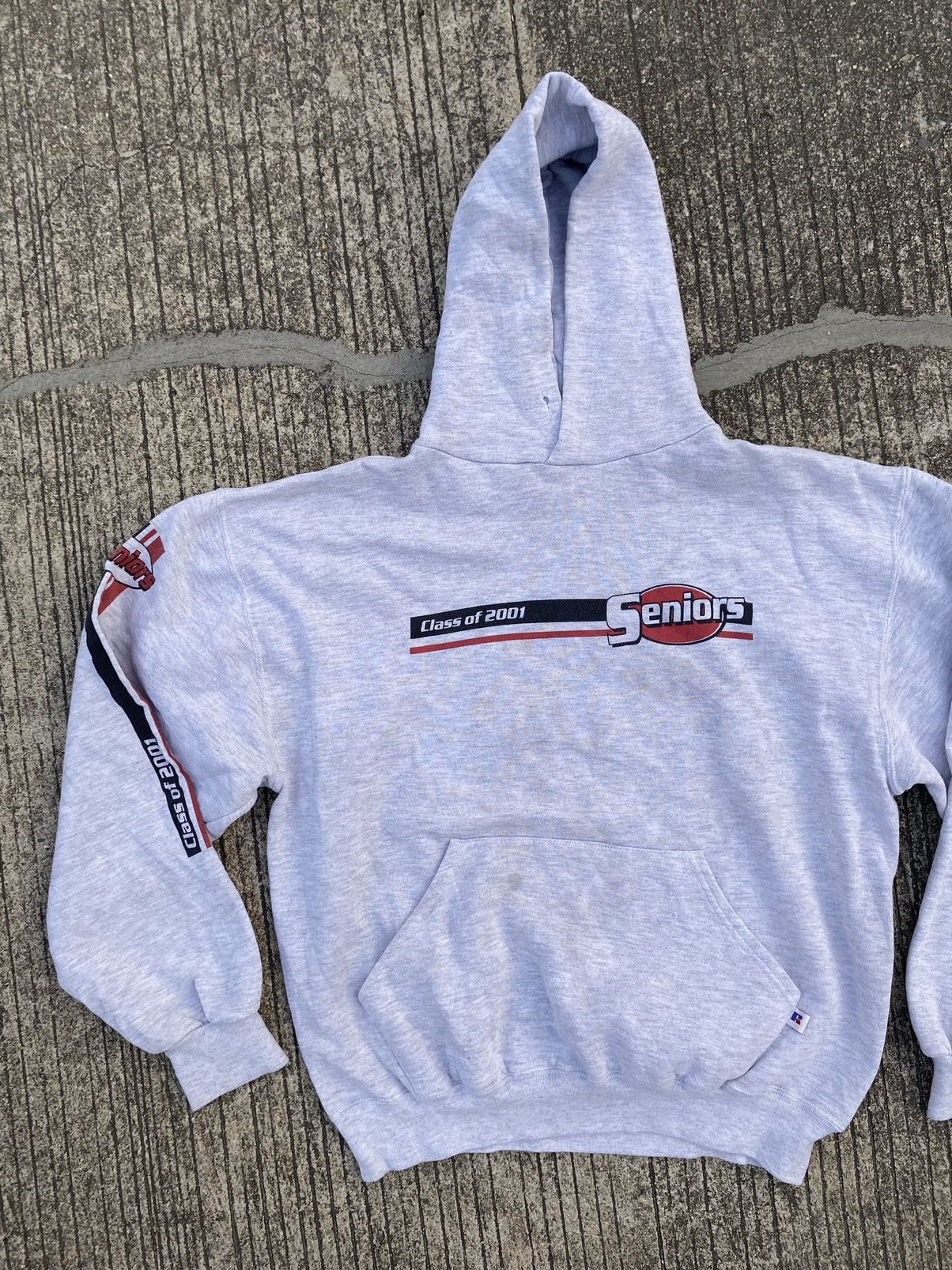 Russell Athletic × Vintage Vintage Russell Athletic Hoodie light Grey Size US L / EU 52-54 / 3 - 3 Thumbnail