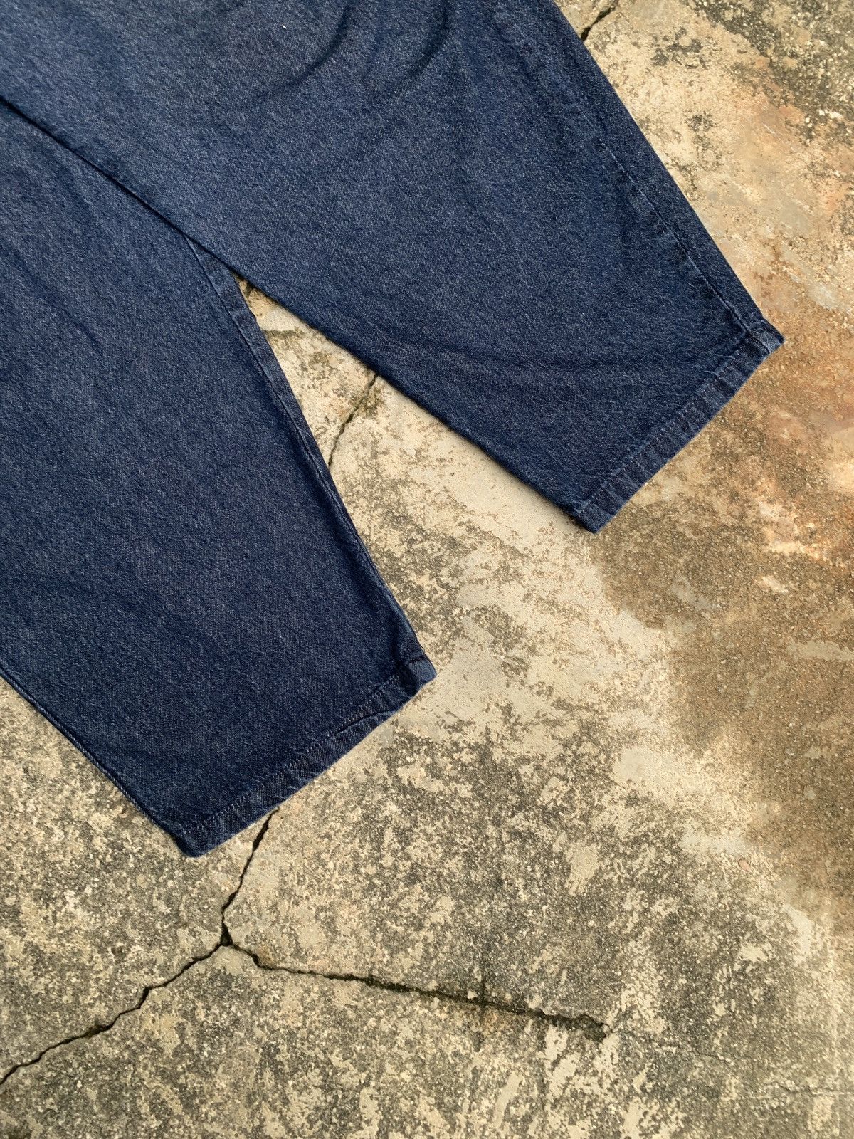 GU GU Japan Indigo Blue Jeans Relaxed Fit Baggy Balloon Pants Size US 36 / EU 52 - 4 Thumbnail