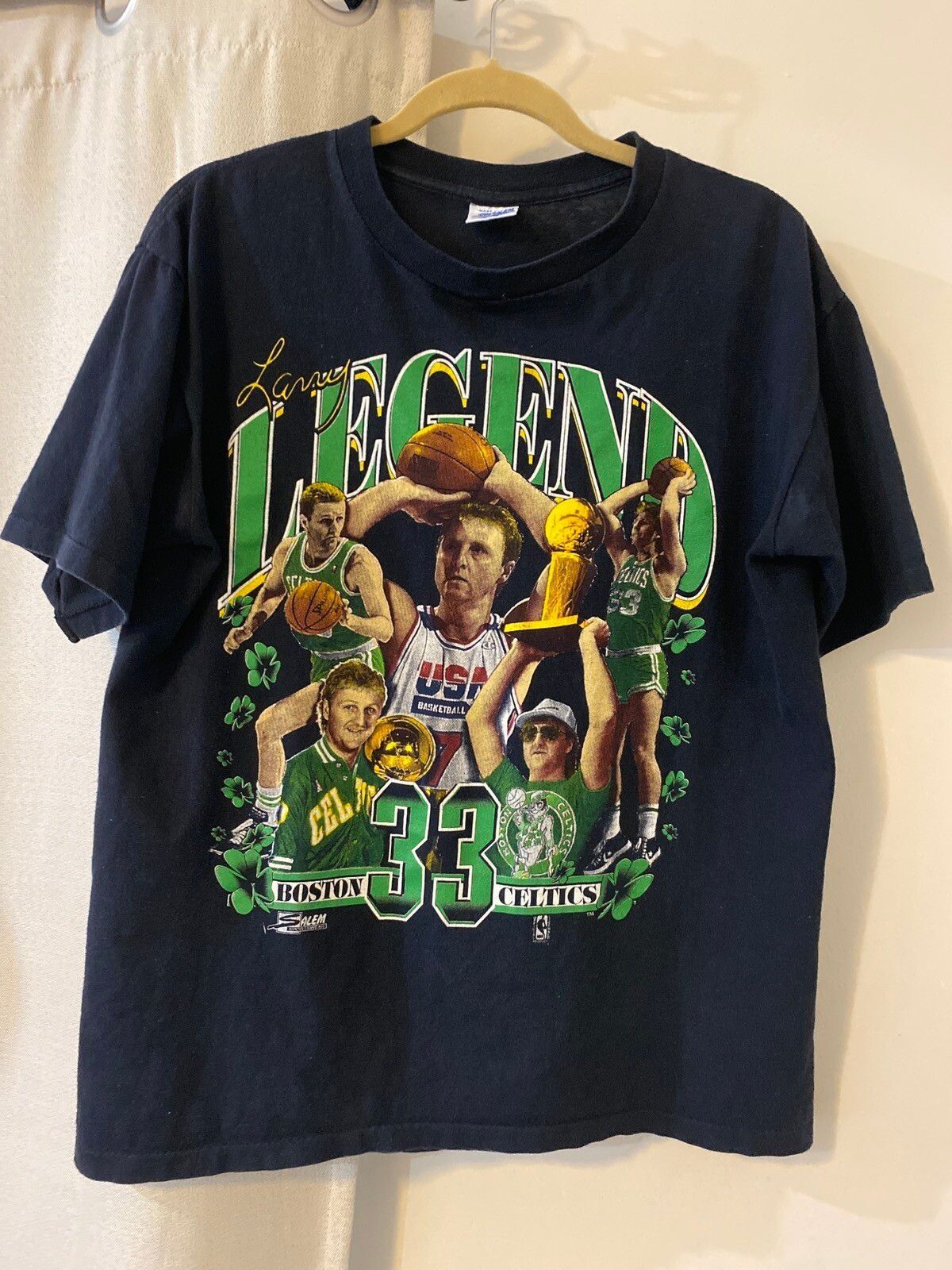 Salem Sportswear Salem Sportswear Larry Bird 1992 End of Era Vintage ...