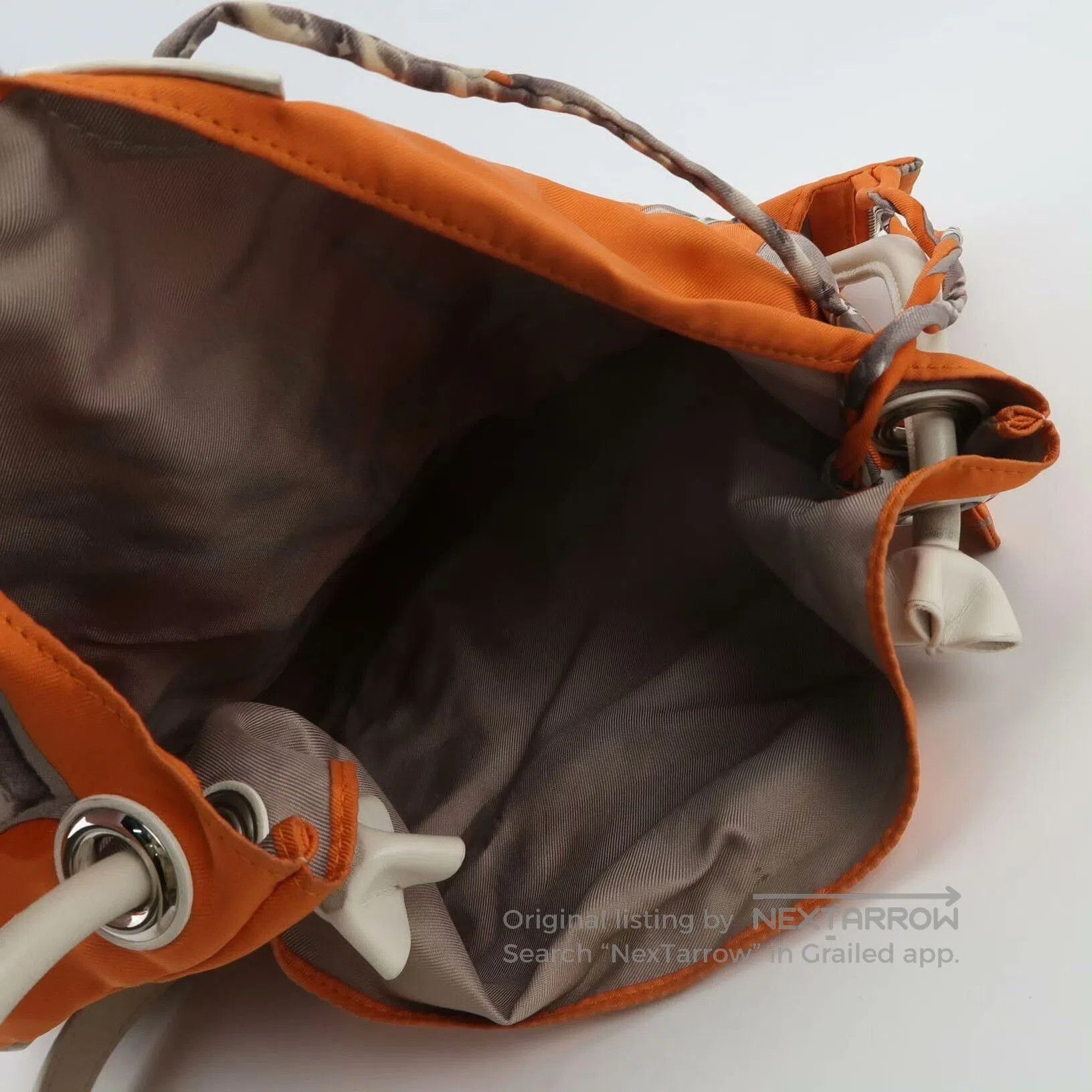 Hermes Hermes Silkycity Orange Scarf Bag. Size ONE SIZE - 7 Thumbnail