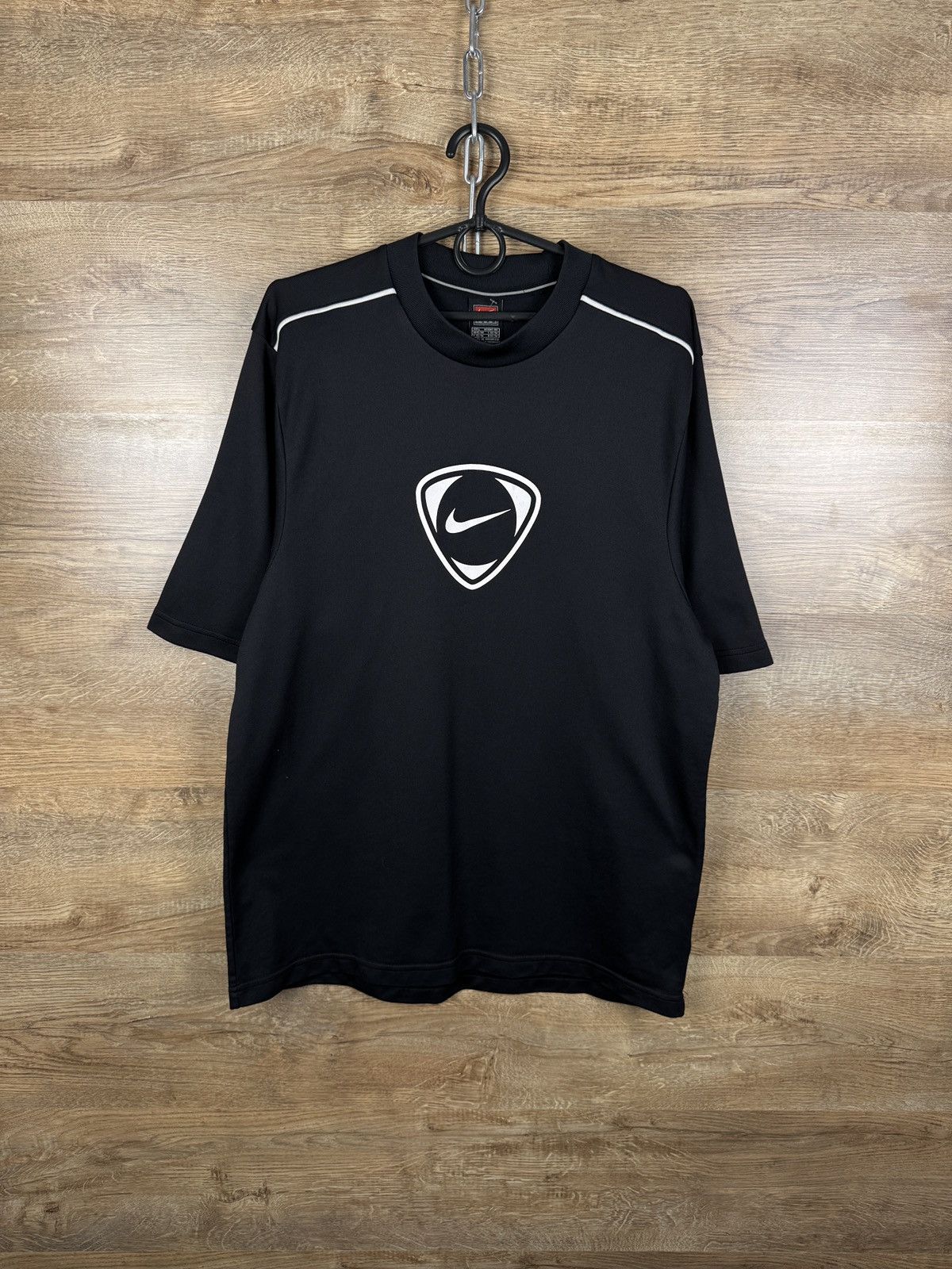 Nike Mens Vintage Nike Football Template Big Logo T-Shirt tee Size US L / EU 52-54 / 3 - 1 Thumbnail