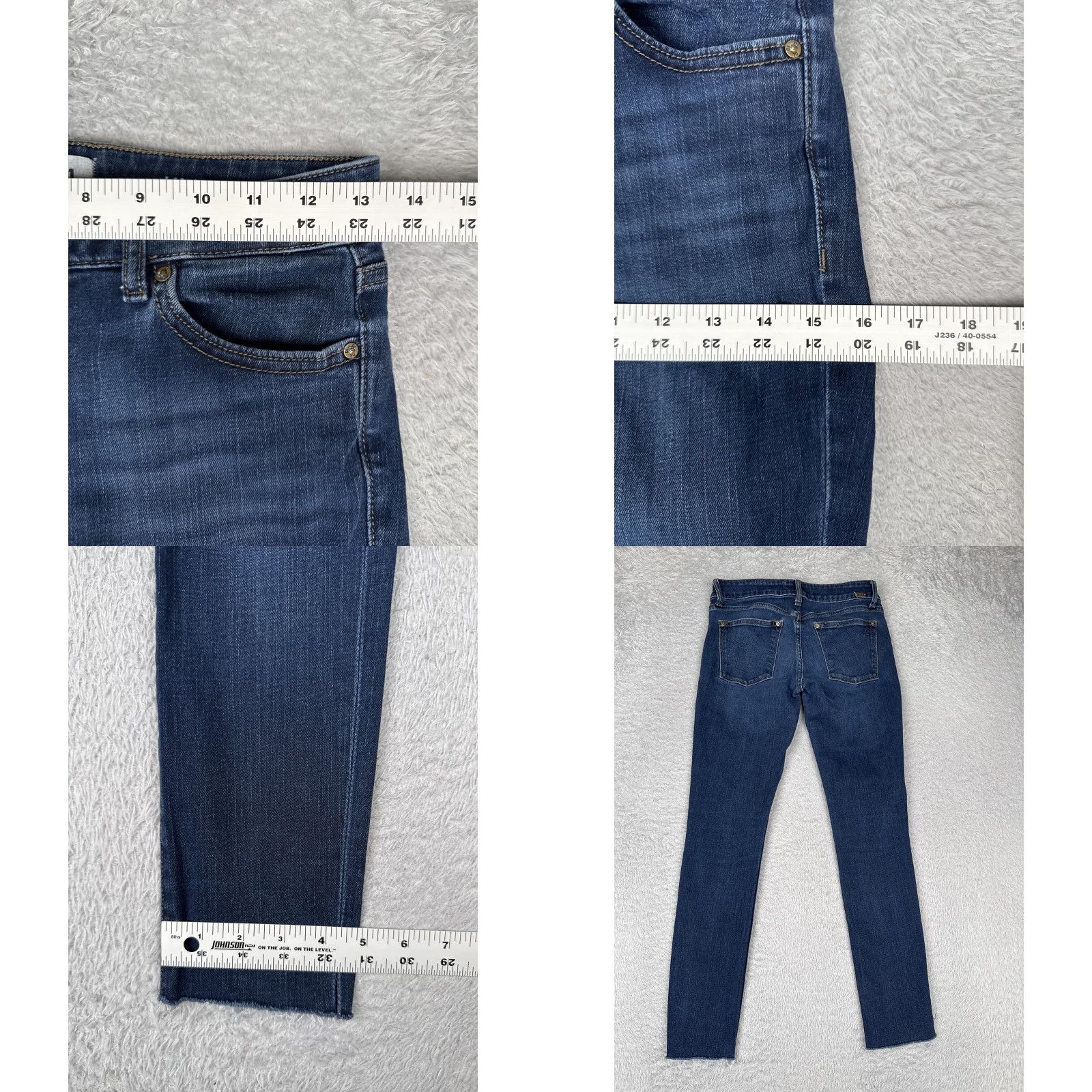 DL1961 DL1961 Emma Power Legging Jeans Womens 26 Blue Mid Rise Jegging Stretch Skinny Size 26" / US 2 / IT 38 - 9 Thumbnail