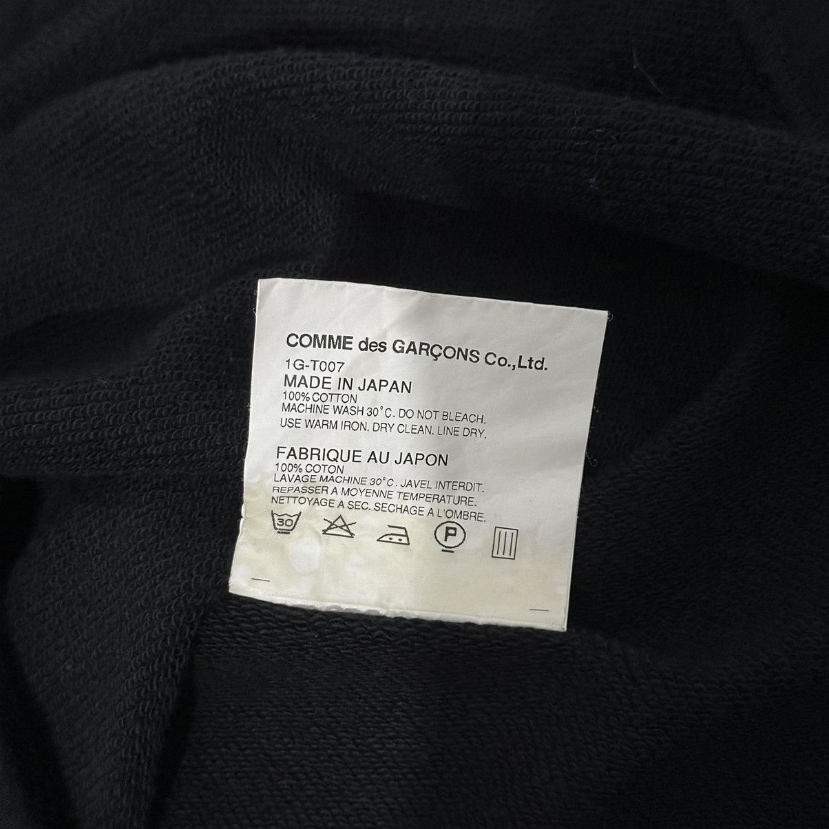 Comme Des Garcon Black - F/W 10 - Draped hooded Poncho