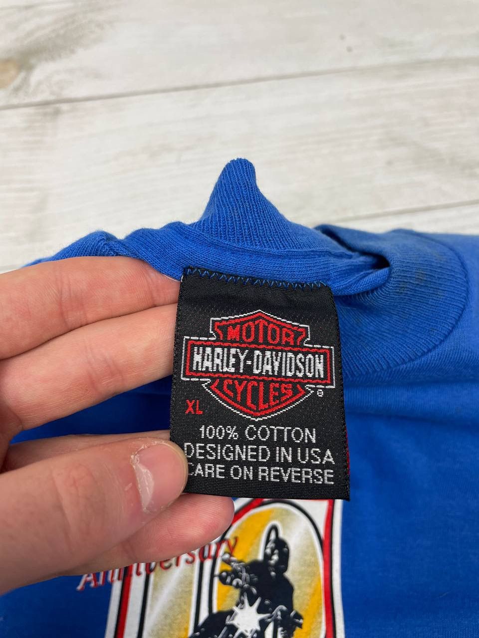 Harley Davidson Vintage Harley Davidson Motorcycles 10Th Anniversary T-Shirt Size US XL / EU 56 / 4 - 8 Thumbnail