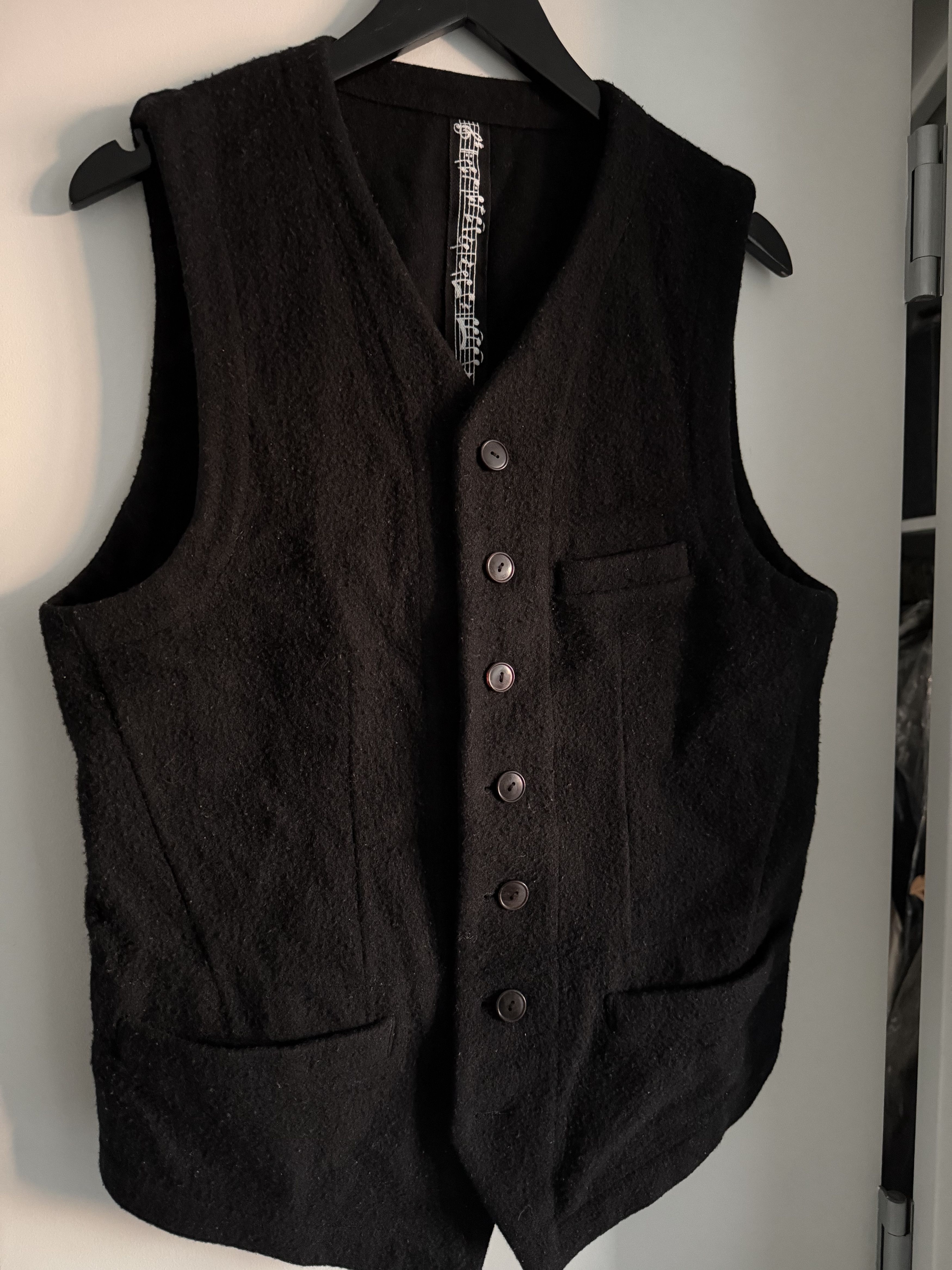 Number (N)ine Number Nine Music Note Vest Size US L / EU 52-54 / 3 - 3 Thumbnail