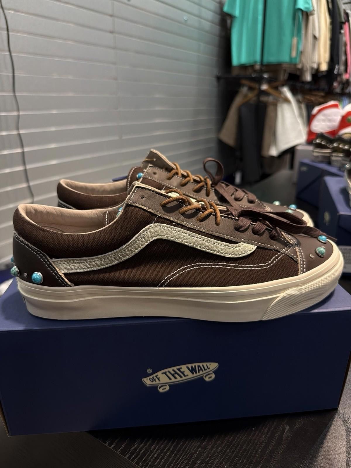 Vans Size 12 - Vans LX Old Skool 36 Gemstone Mushroom Mocha Size US 12 / EU 45 - 12 Thumbnail