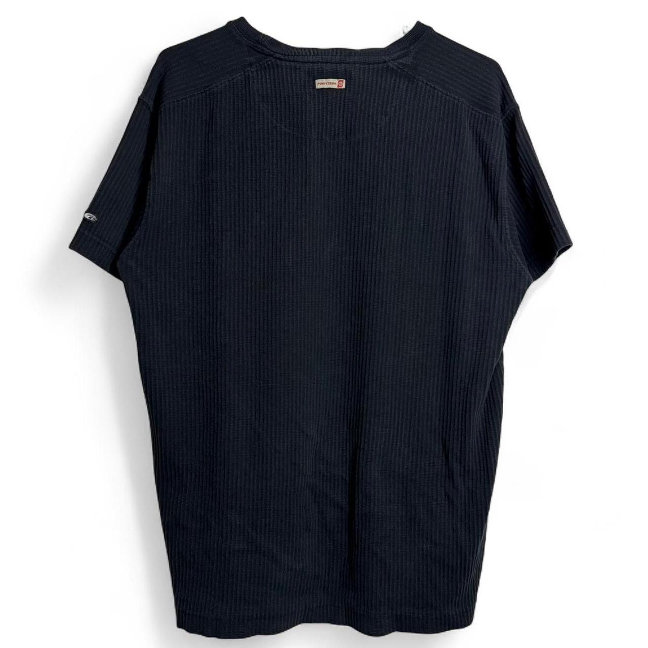 Point Zero Vintage Y2K Point Zero Black Ribbed Graphic Tee Size US XL / EU 56 / 4 - 6 Thumbnail