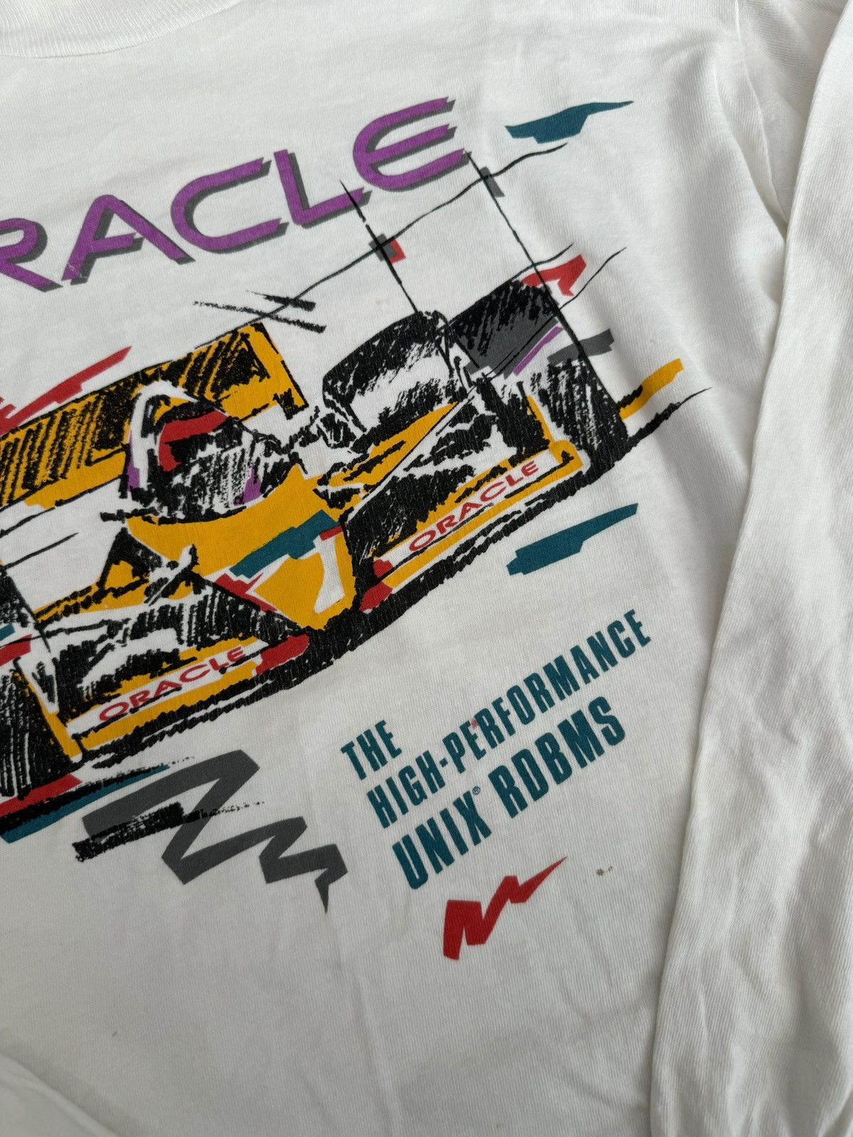 Vintage Vintage ‘95 Oracle Team Unix F1 Racing Longsleeve Tee Size US XL / EU 56 / 4 - 6 Thumbnail