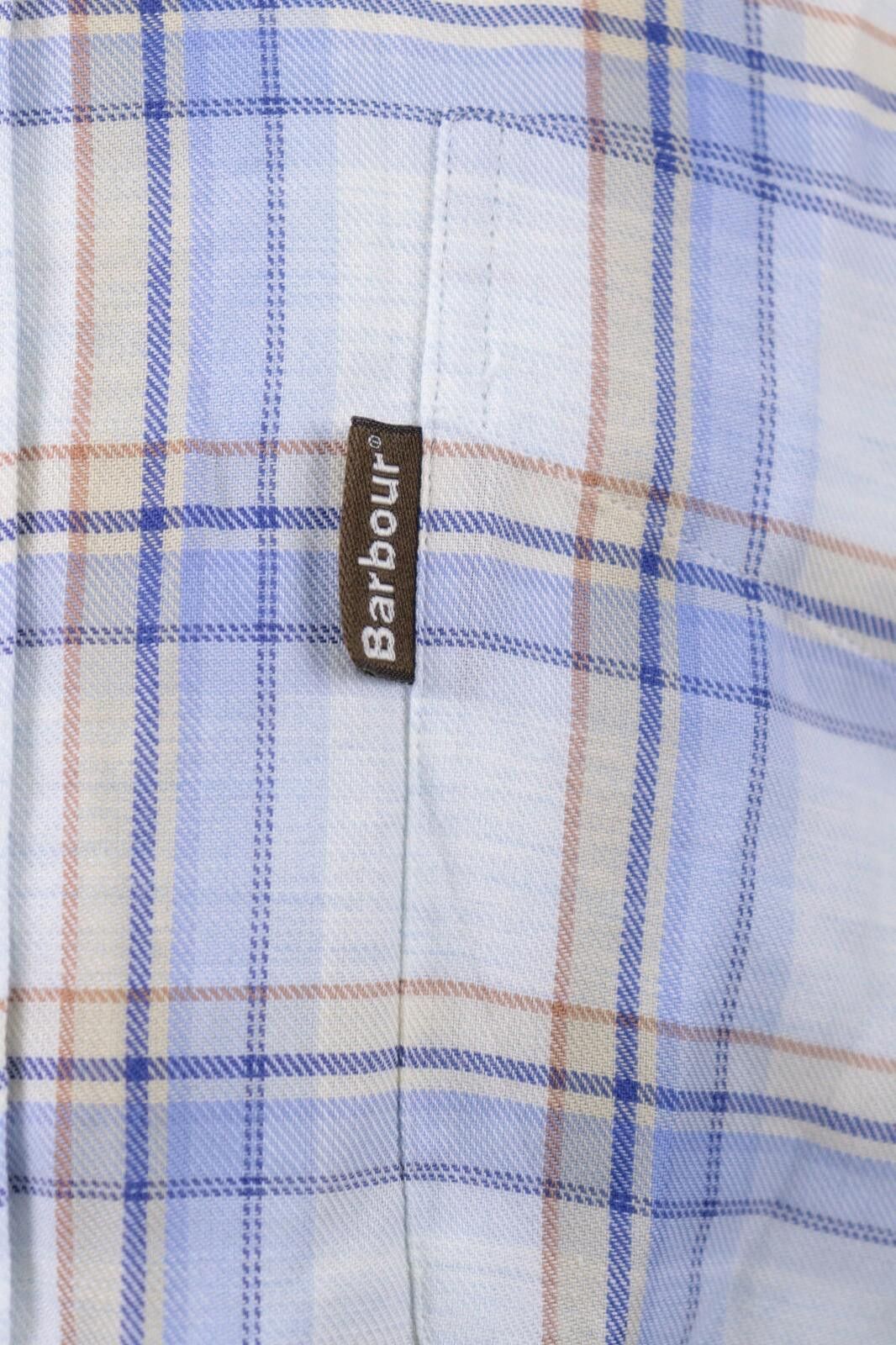 Barbour Barbour Regular Fit White Check Plaid Shirt Size M Size US M / EU 48-50 / 2 - 4 Thumbnail