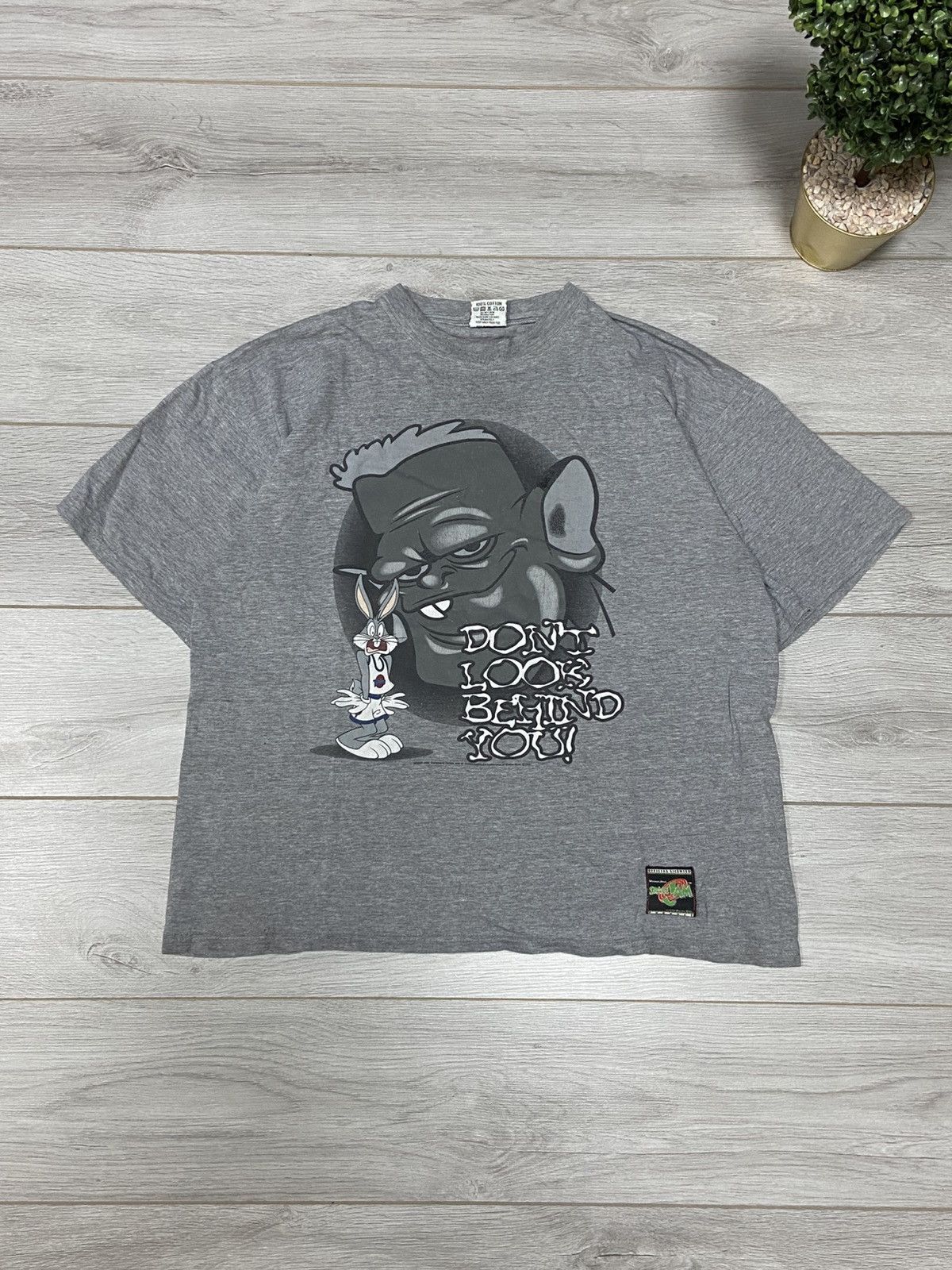 Vintage Space Jam 1996 ‘It’s a monstar’ tee vintage bunny Size US XL / EU 56 / 4 - 1 Thumbnail