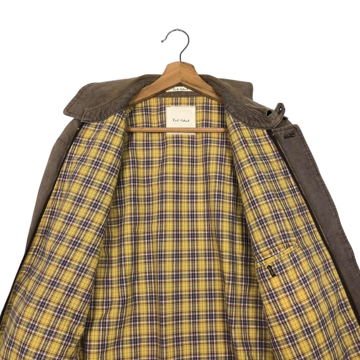 Japanese Brand 🔥VTG BOMBER JACKET KARL HELMUT BLANKET TARTAN ISSEY MIYAKE Size US M / EU 48-50 / 2 - 16 Thumbnail