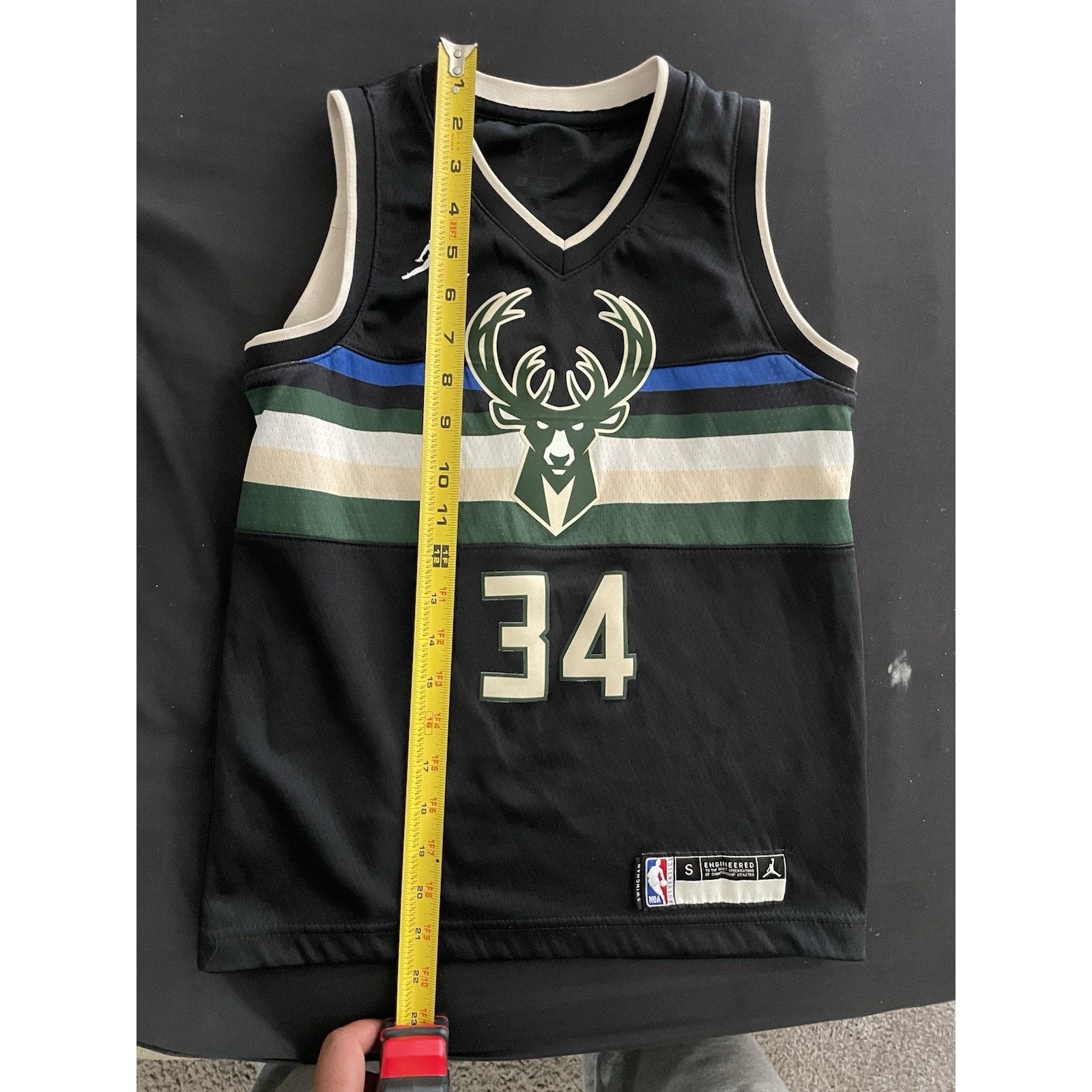 Jordan Brand Size Youth S- Giannis Antetokounmpo Bucks Jersey Boys Sz 8 Size US XXS / EU 40 - 4 Thumbnail