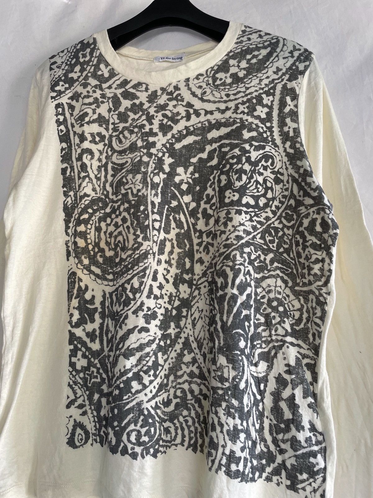 Yohji Yamamoto Y'S FOR LIVING TRADITIONAL PATTERN LONG SLEEVE Size US S / EU 44-46 / 1 - 3 Thumbnail