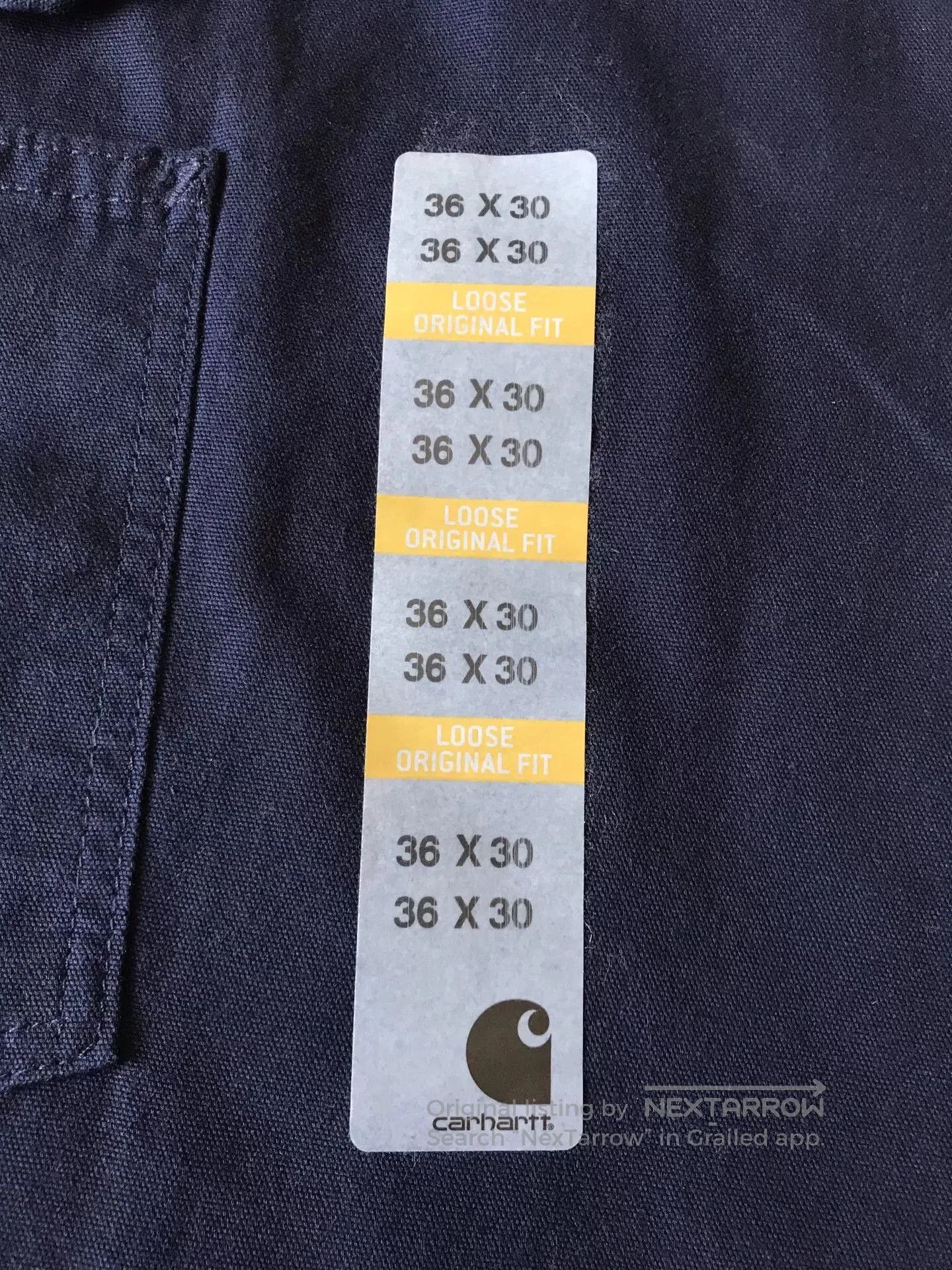 Carhartt Carhartt B159 Canvas Work Pants. Size US 36 / EU 52 - 7 Thumbnail