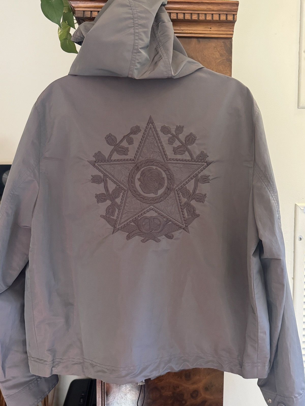 Dior Dior Lilac/Purple Windbreaker Rain Jacket with Embroidery Size US M / EU 48-50 / 2 - 12 Thumbnail