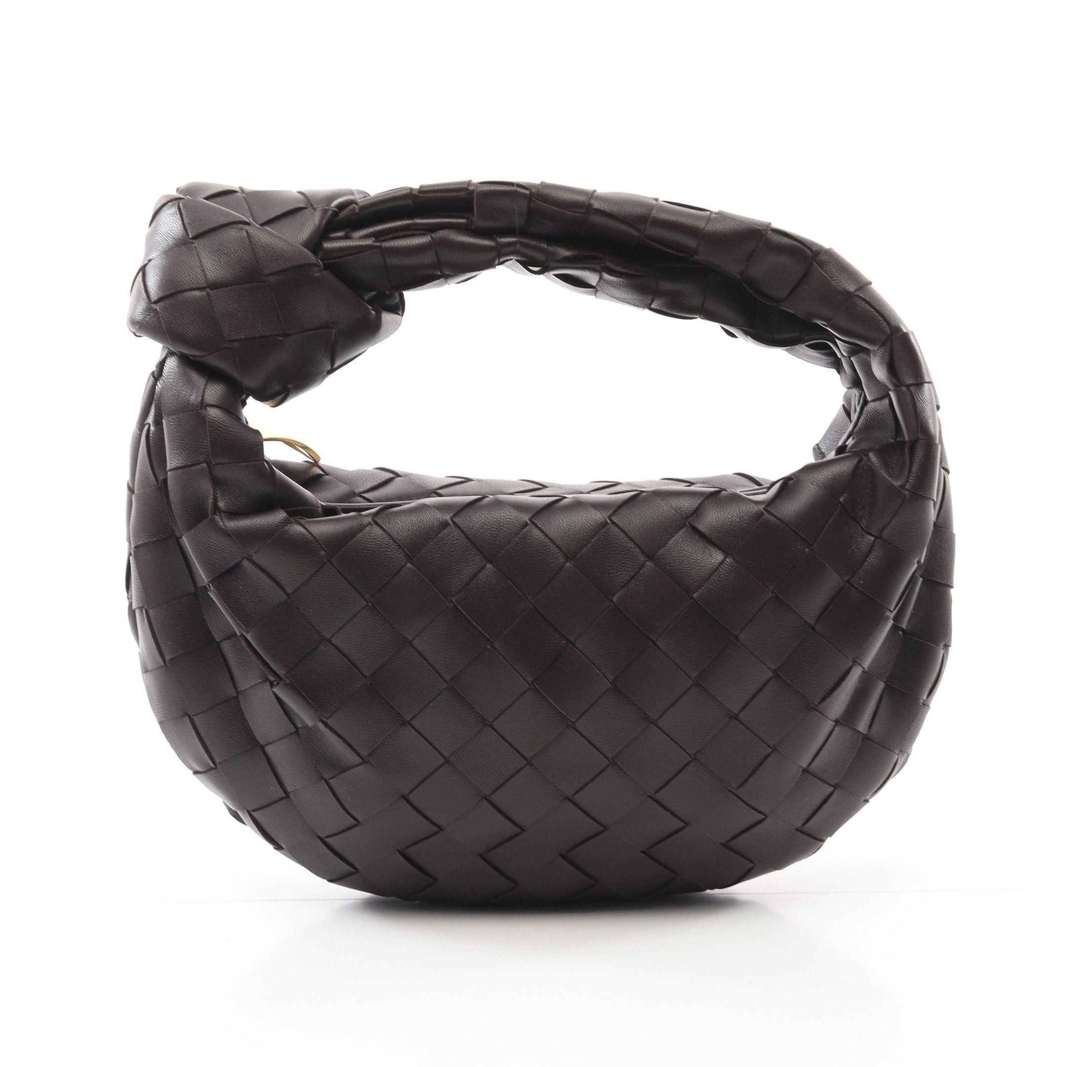 Bottega Veneta Bottega Veneta Mini Jody Handbag Leather Dark Brown Size ONE SIZE - 1 Thumbnail