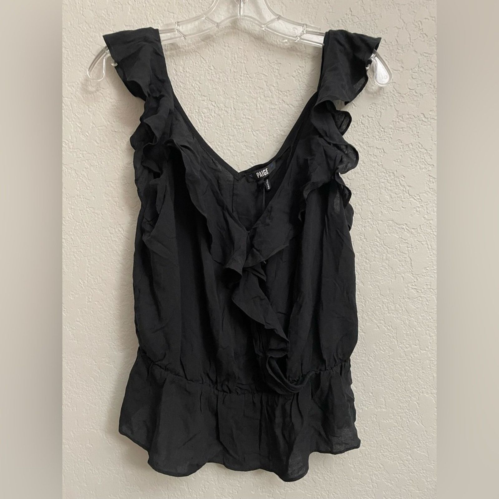 Paige PAIGE Fenna Top (#249334) in Black - Women’s Size Medium Size M / US 6-8 / IT 42-44 - 1 Thumbnail