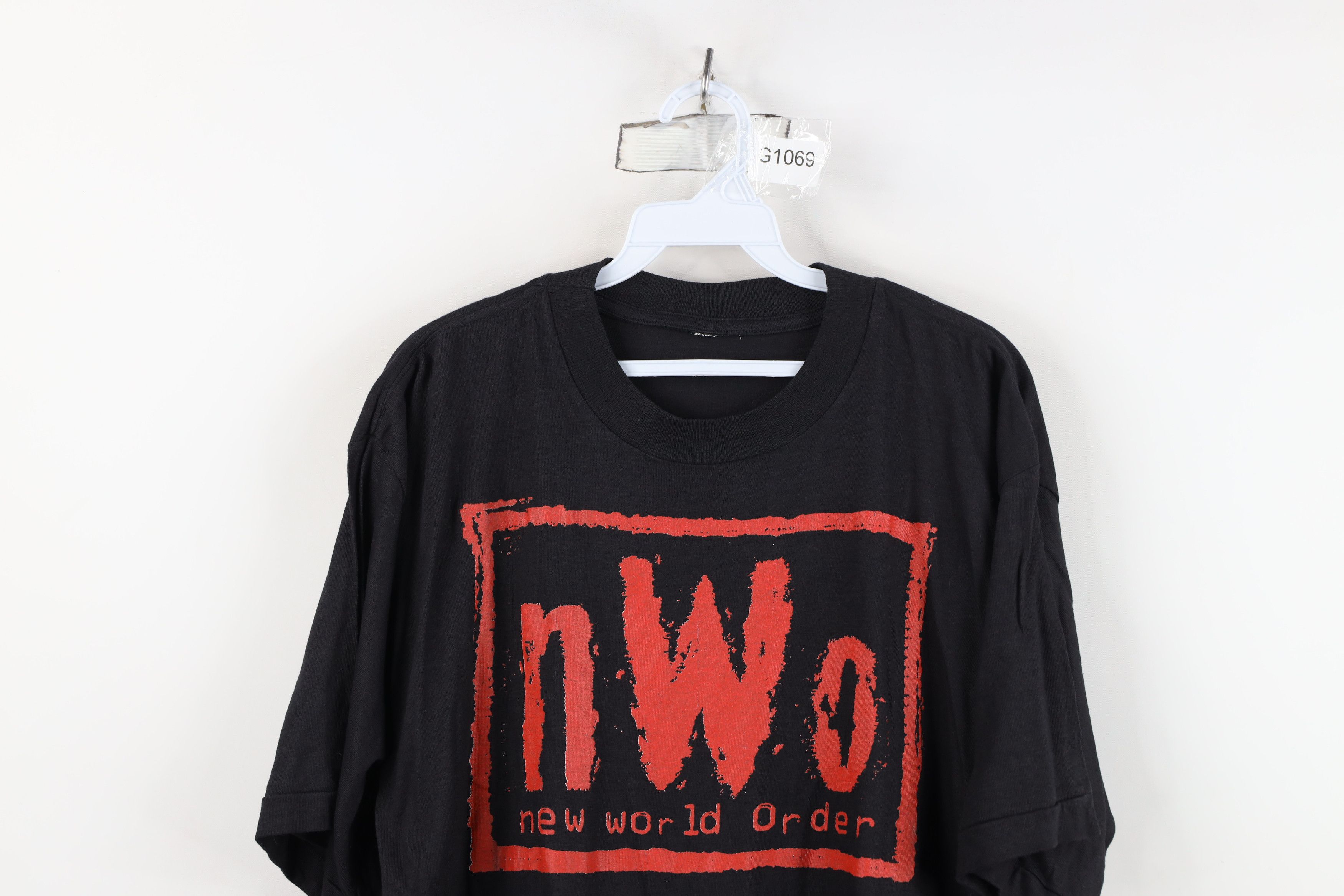Vintage Vintage 90s New World Order NWO Double Wrestling T-Shirt Size US XL / EU 56 / 4 - 2 Thumbnail