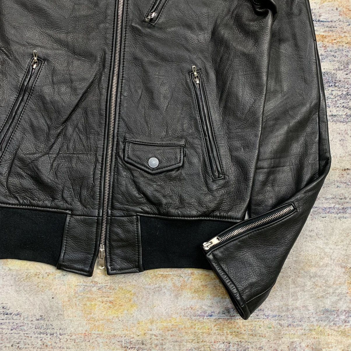 Japanese Brand Japanese brand Drestrip multi zipper bikers leather jacket Size US S / EU 44-46 / 1 - 4 Thumbnail