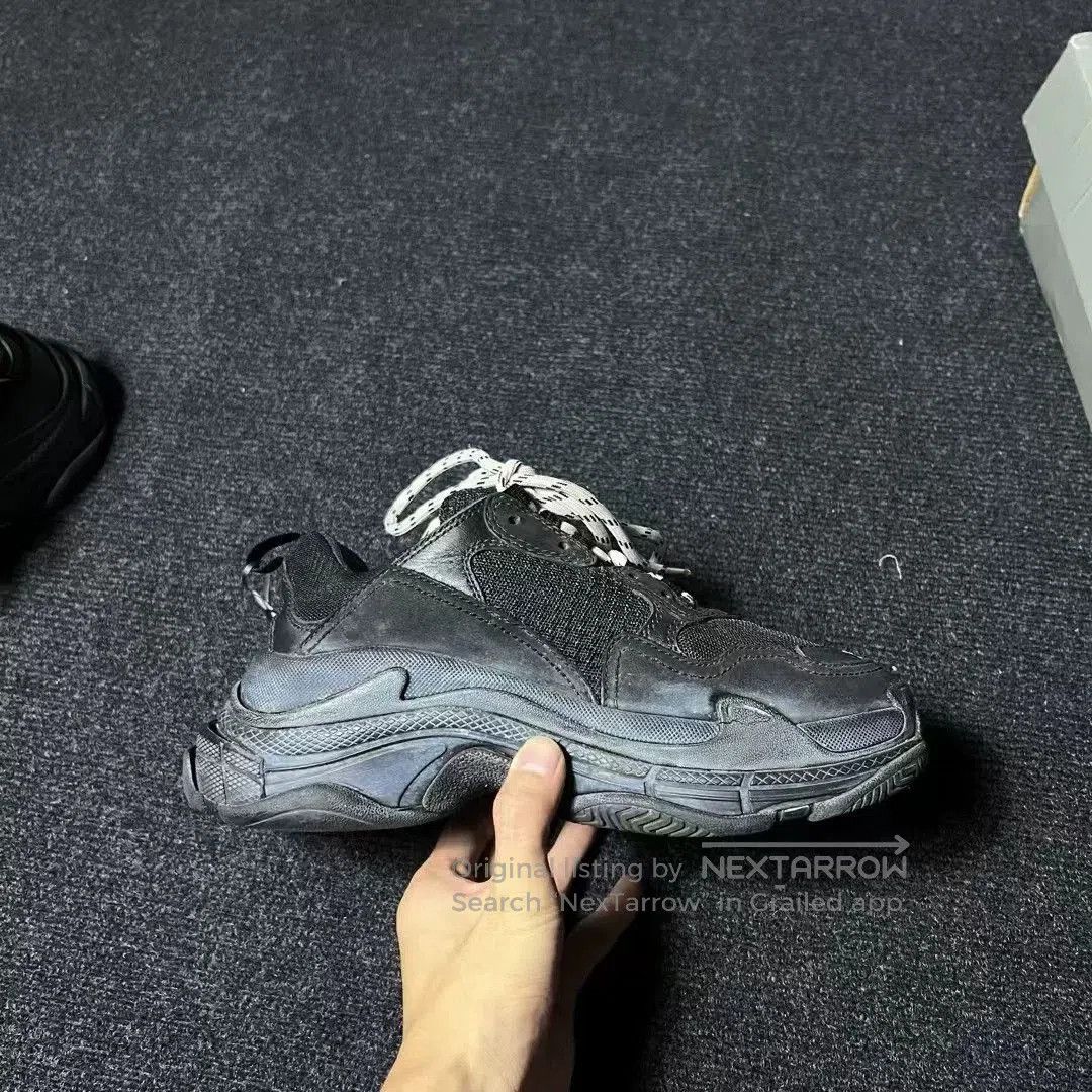 Balenciaga Balenciaga Triples Black Distressed. Size US 6 / IT 36 - 3 Thumbnail