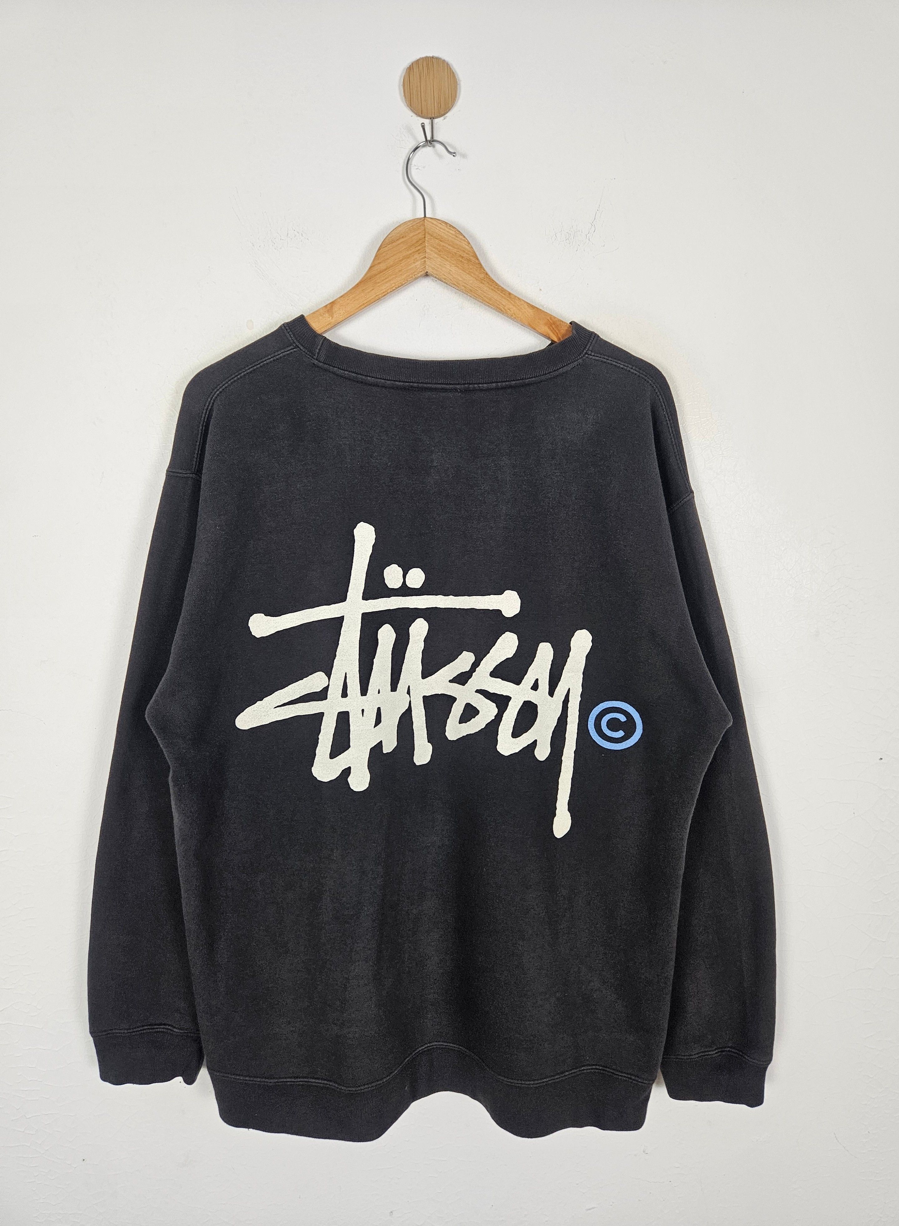 Stussy Vintage Stussy Signature Spellout Sweatshirt Size US M / EU 48-50 / 2 - 1 Thumbnail