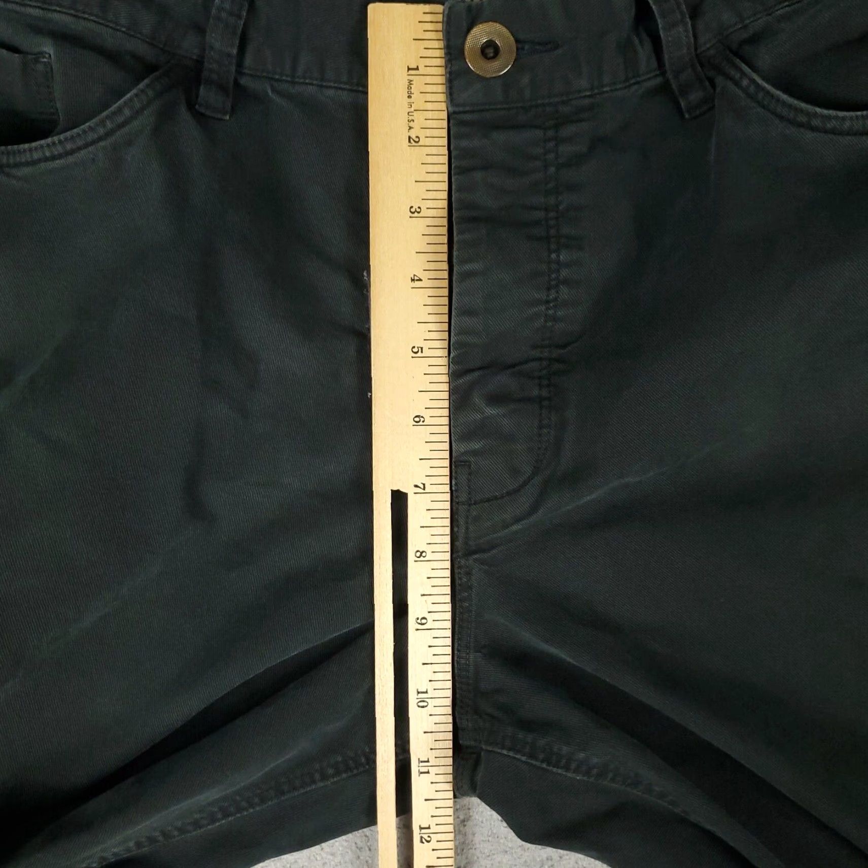 Theory VINTAGE Theory Jeans Mens 38x32 Straight Leg Canvas Pants Black Casual Classic 2000s Size US 32 / EU 48 - 4 Thumbnail