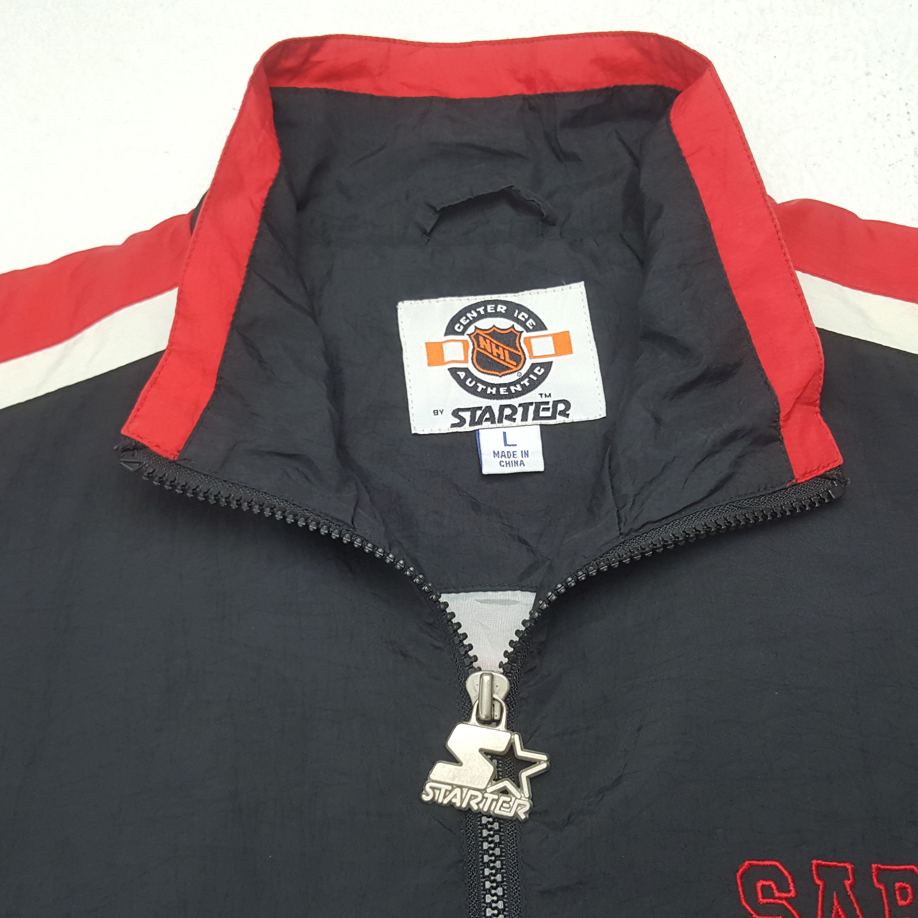 Starter × Vintage Vintage Sabres Starter Windbreaker Sport Jacket Size US L / EU 52-54 / 3 - 6 Thumbnail