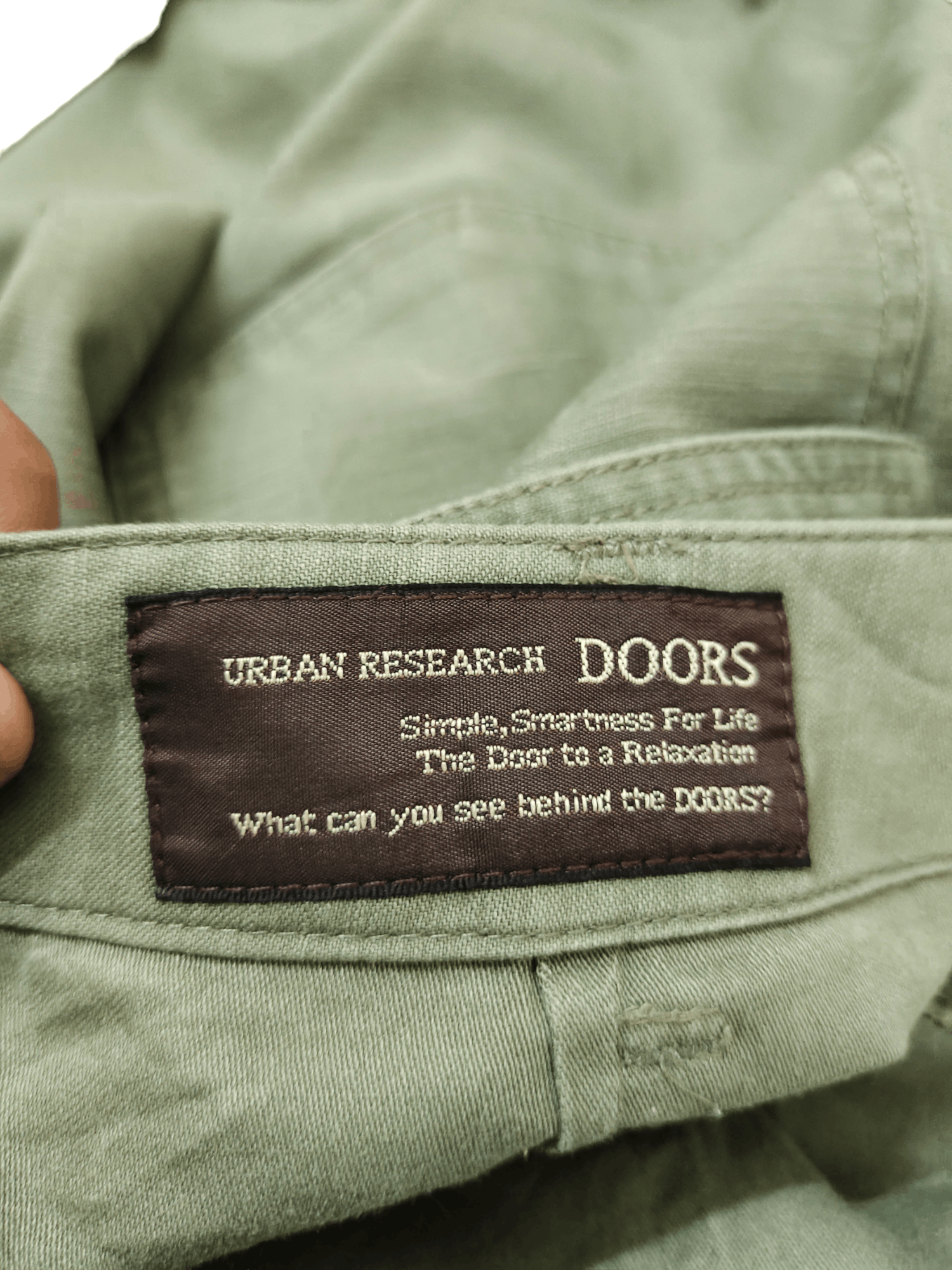 General Research Loose Baggy Pants Urban Research Doors Wide Leg Fatigue Size US 27 - 13 Thumbnail