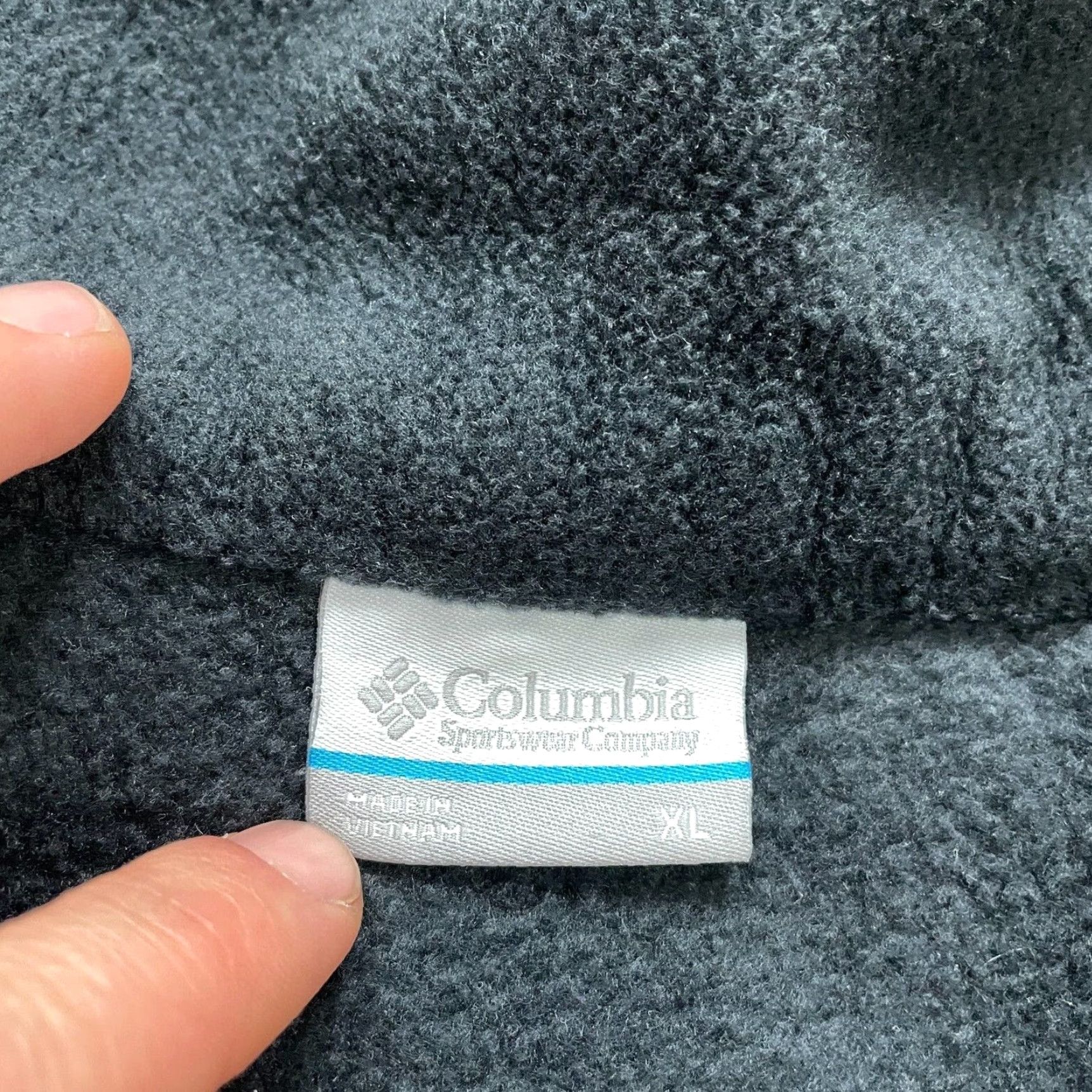 Vintage Columbia Benton Springs Vest XL Black Full Zip Pockets High Neck Women Size XL / US 12-14 / IT 48-50 - 3 Thumbnail
