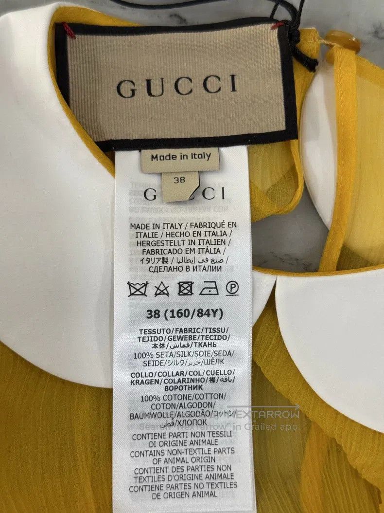 Gucci Gucci Silk chiffon dress Size XS / US 0-2 / IT 36-38 - 6 Thumbnail