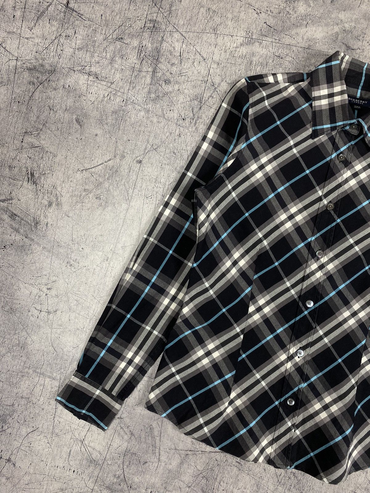 Burberry Vintage Burberry Plaid Nova Check Luxury Button Up Shirt og Size M / US 6-8 / IT 42-44 - 3 Thumbnail