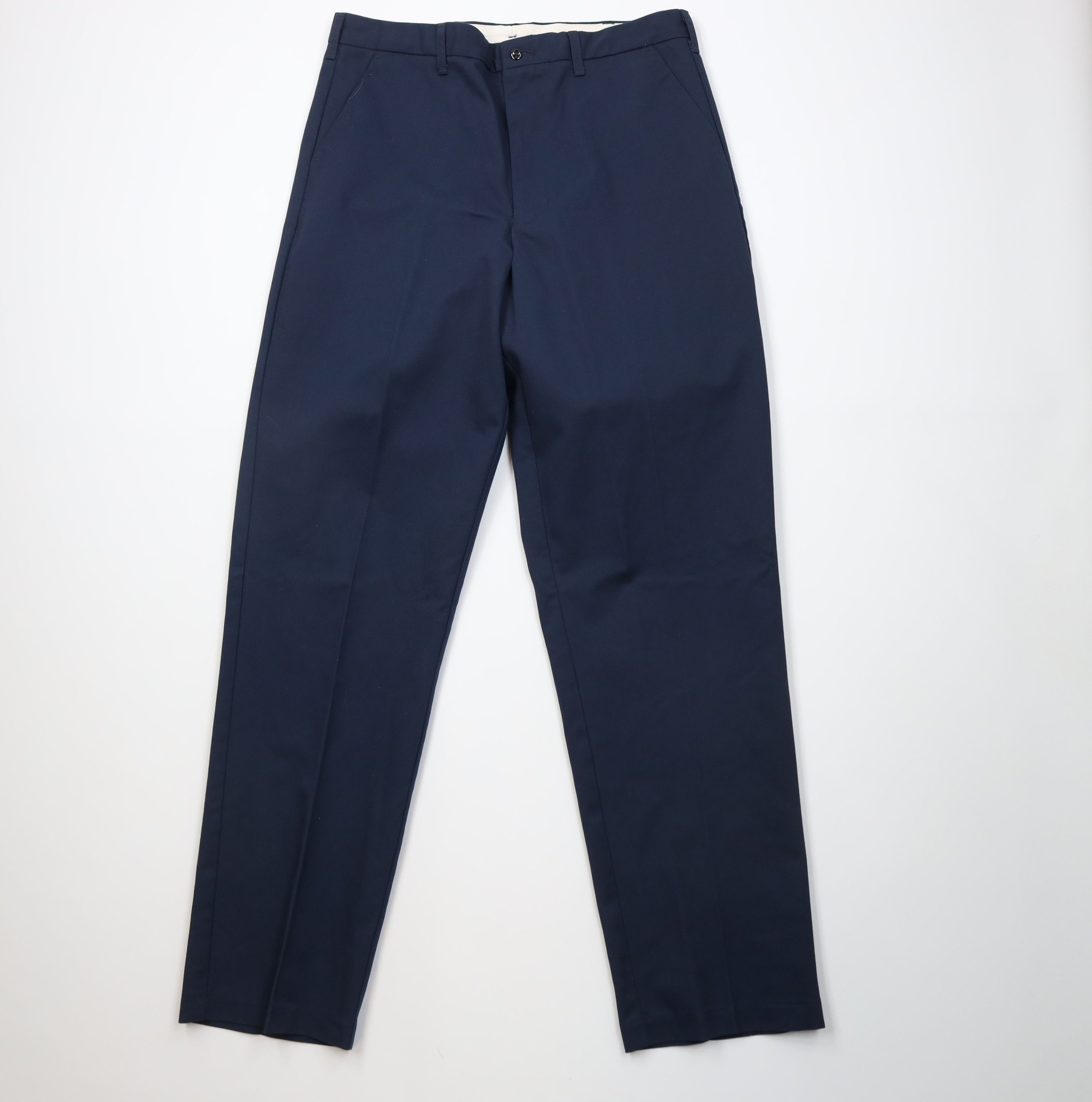 Vintage Vintage 90s Streetwear Wide Leg Chino Pants Workwear Blue Size US 36 / EU 52 - 1 Thumbnail