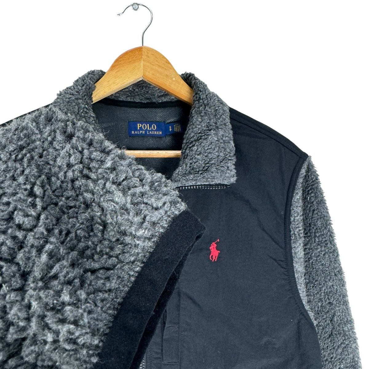 Polo Ralph Lauren × Ralph Lauren 🌟POLO RL DEEP PILE FLEECE ZIPPER JACKET Size US S / EU 44-46 / 1 - 4 Thumbnail