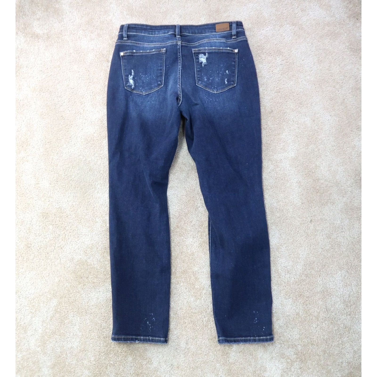 Denime Judy Blue Jeans Women's 13/31 Mid Rise Stretch Denim 5-Pocket Regular Rise Blue Jeans Boyfriend Fit Modern Classic Jeans Girls Womens Size 34" / US 12 / IT 48 - 7 Thumbnail