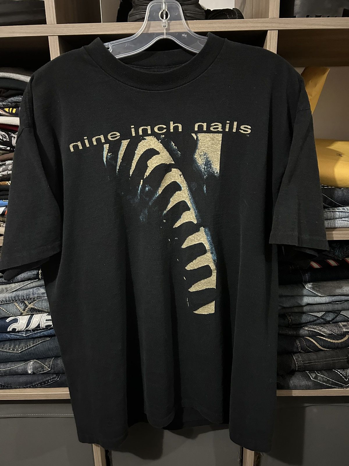 Vintage Vintage 1994 Nine inch nails now I'm nothing tour t-shirt | Grailed