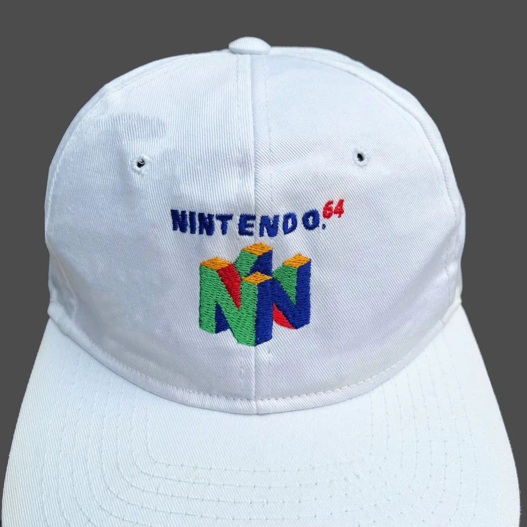 Nintendo Nintendo 64 1990s 96 Vintage Logo OG Snapback Cap Hat 90s Size ONE SIZE - 2 Thumbnail