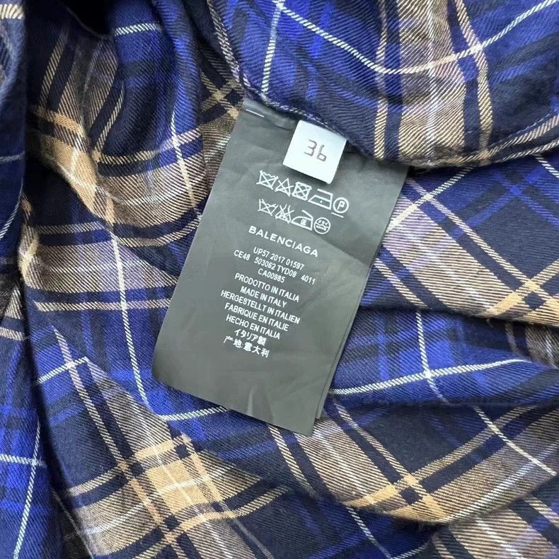 Balenciaga Balenciaga size 36 Plaid shirt Size US S / EU 44-46 / 1 - 4 Thumbnail