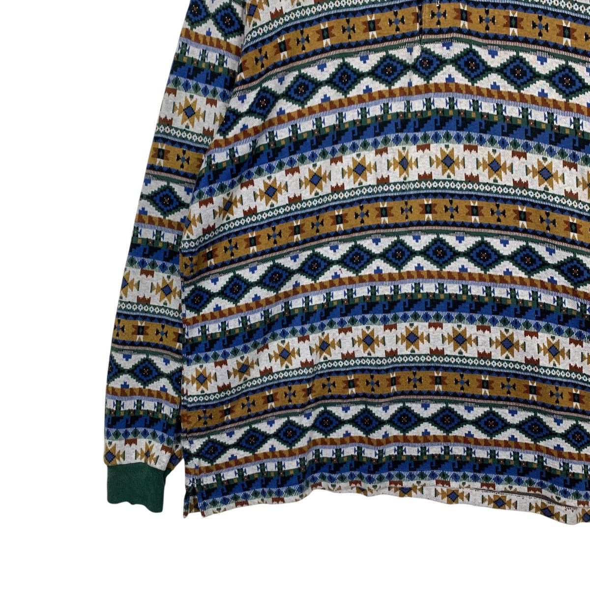 Adidas 90’s ADIDAS Motif Design Half Button Polo Jumper #2092-C91 Size US L / EU 52-54 / 3 - 3 Thumbnail