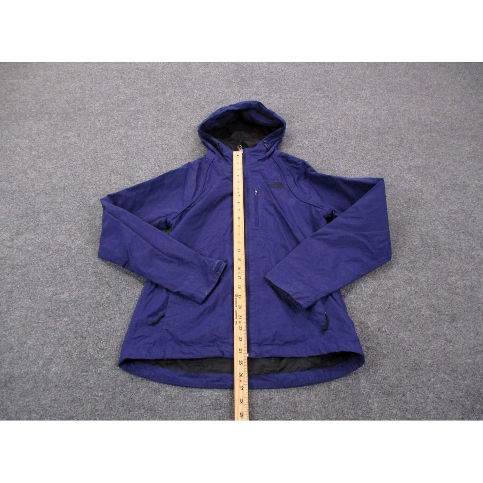 The North Face The North Face Jacket Womens S Purple Hooded Rain Coat Camping Outdoors Full Zip Pockets Insulated Basic Jacket Womens Size S / US 4 / IT 40 - 3 Thumbnail