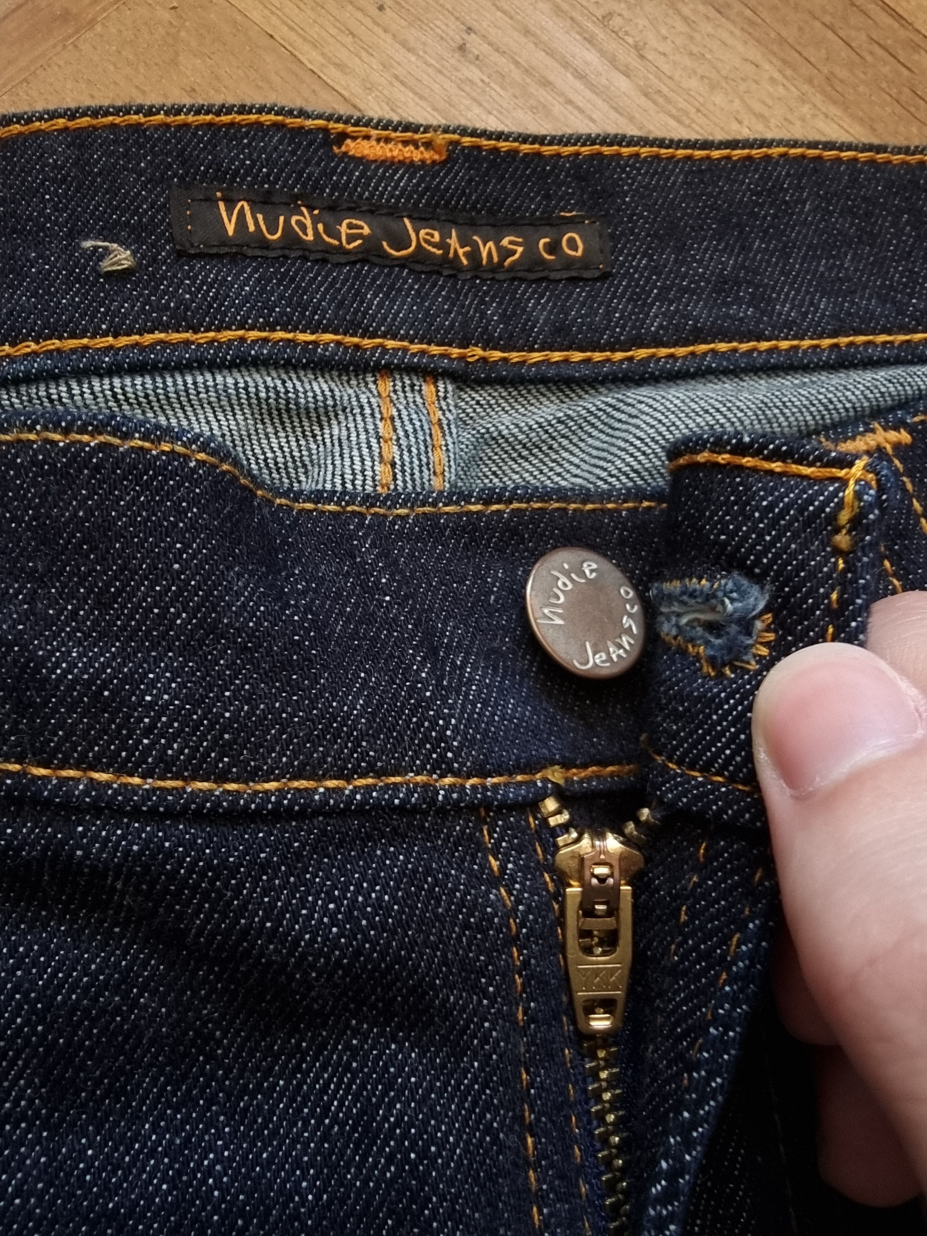 Nudie Jeans Nudie Selvedge Indigo Blue Denim Jeans Size US 29 - 3 Thumbnail
