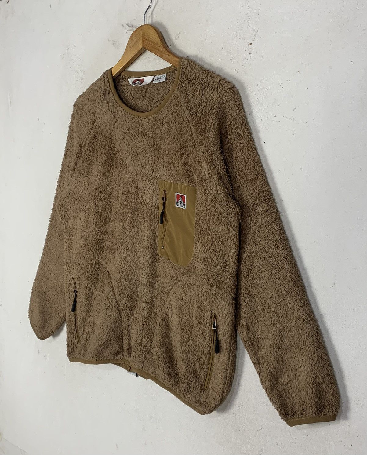 Vintage Ben Davis Clothing Streetwear Outdoor Fleece Jacket