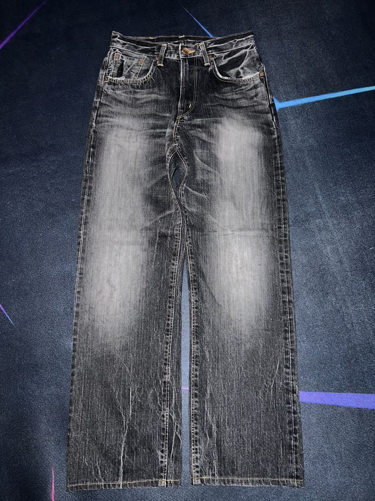 Edwin Edwin 505Z Black Jeans Size US 29 - 1 Thumbnail