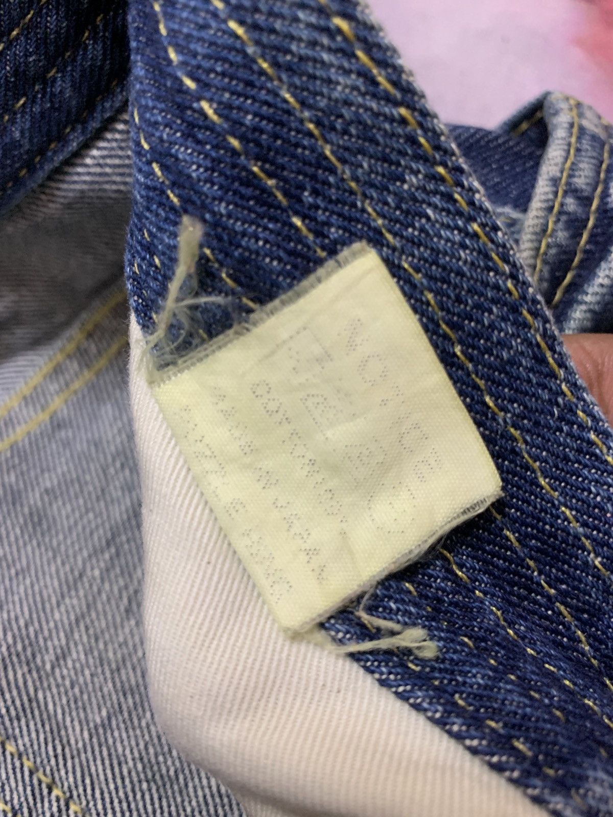 Sassafras Sassafras Union Special Leaf Washed Denim Size US 31 - 10 Thumbnail