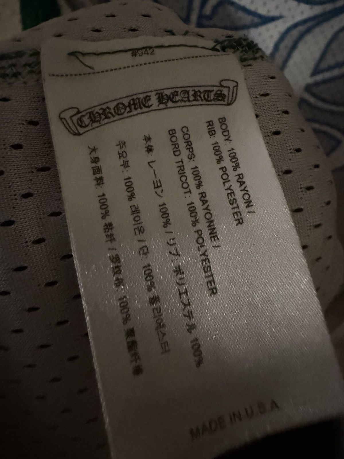 Chrome Hearts Chrome Hearts Sample Reversible Jersey Size US M / EU 48-50 / 2 - 5 Thumbnail