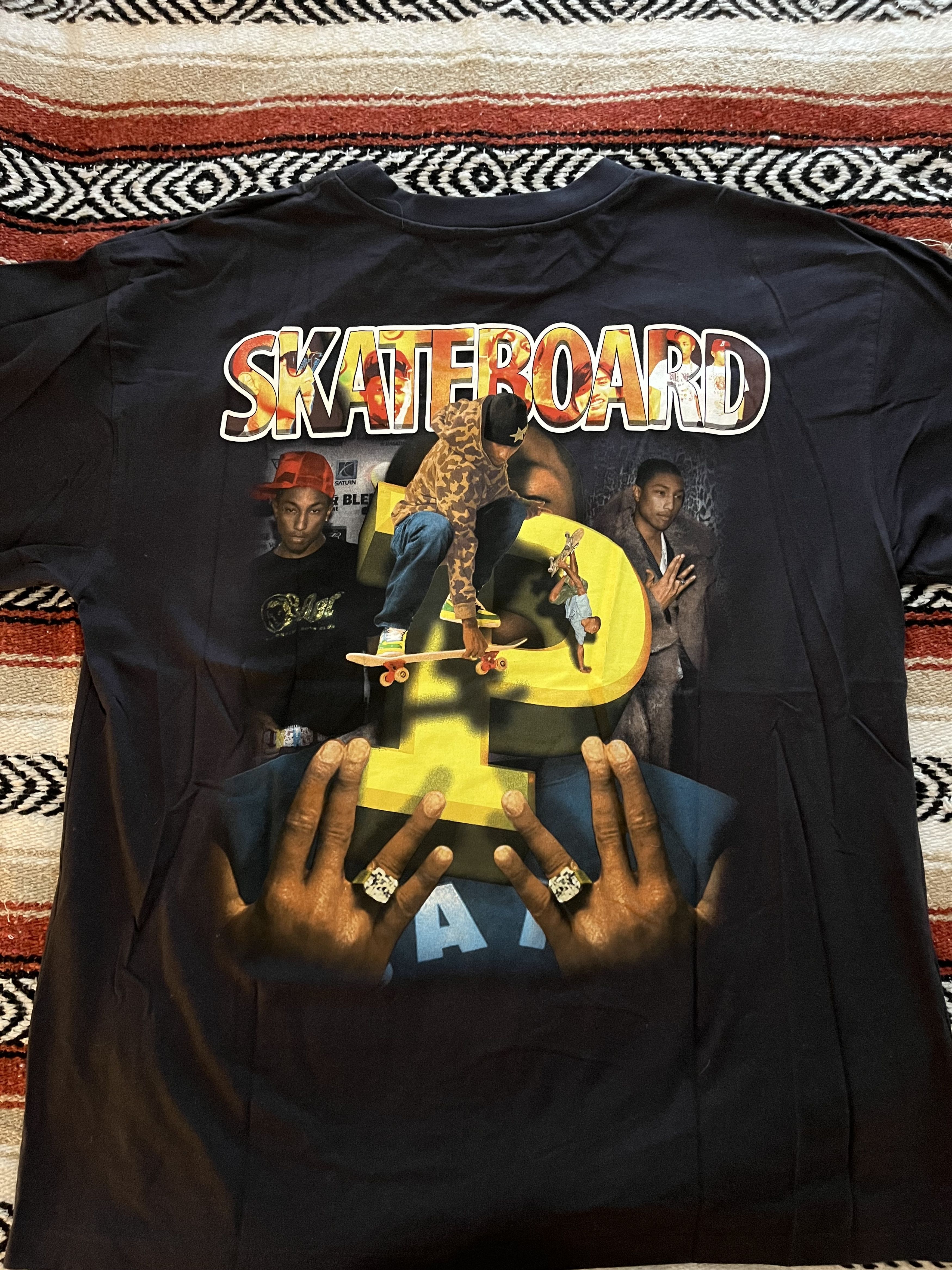 Marino Morwood Marino Morwood x Pharrell Williams Tee – Black (XXL) Size US XXL / EU 58 / 5 - 2 Thumbnail